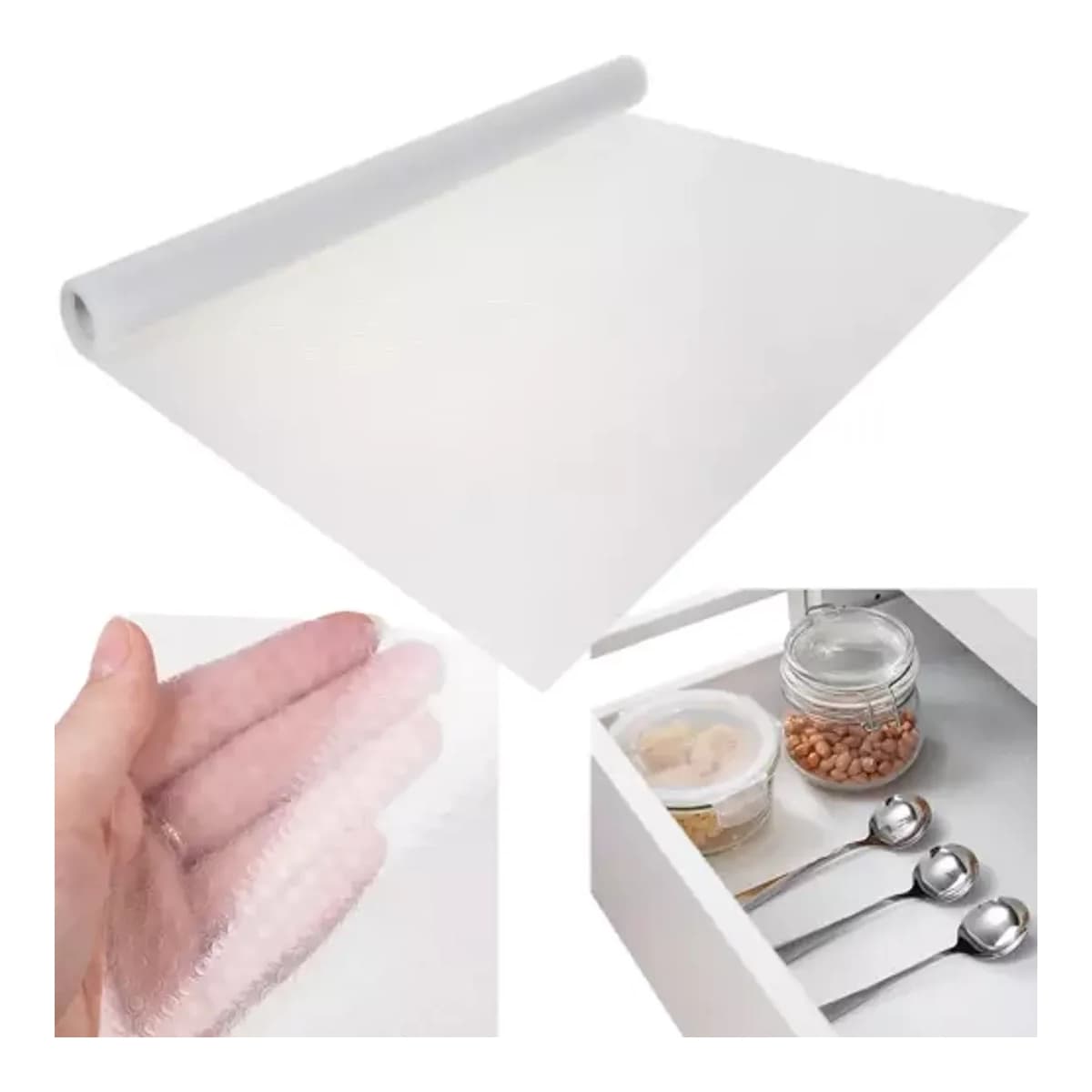 Halkmatta för lådor, 300x50 cm