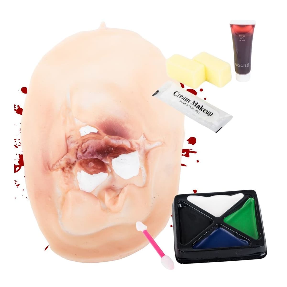 Halloween sårsmink med konstgjort blod, 14 ml