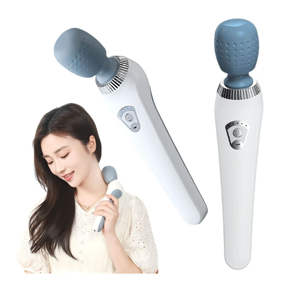 Handmassager, elektrisk, 5 intensitetsnivåer