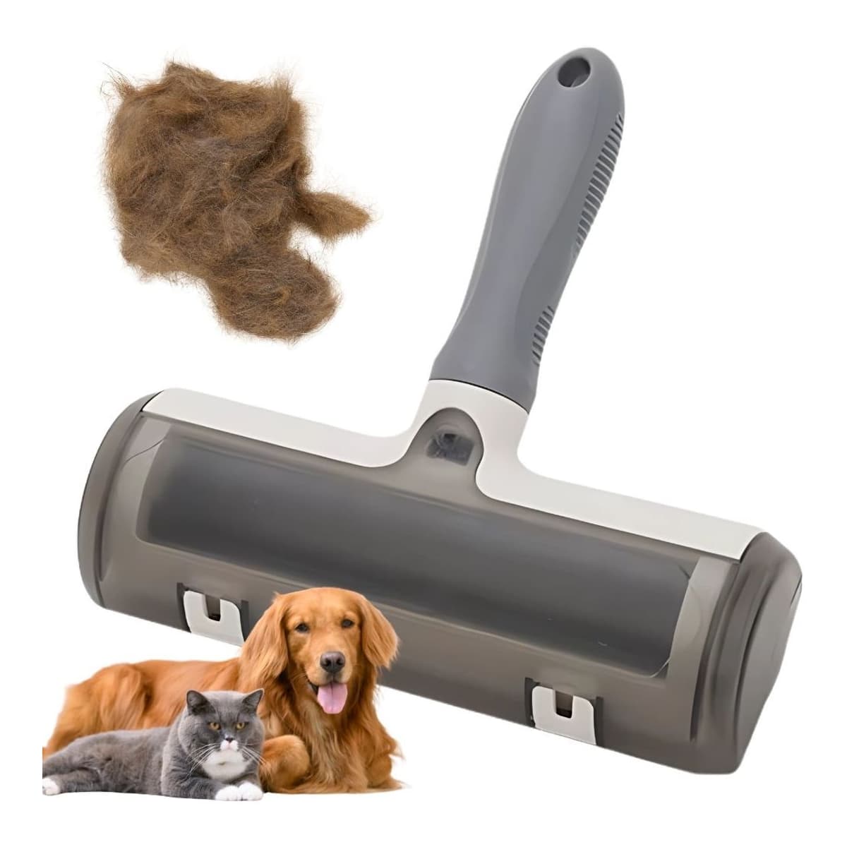 Hårborste återanvändbar, 21 cm, husdjur