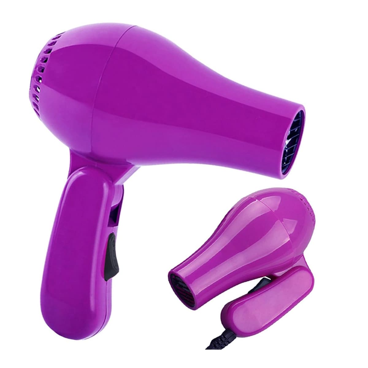 Hopfällbar hårfön, 850W, rese