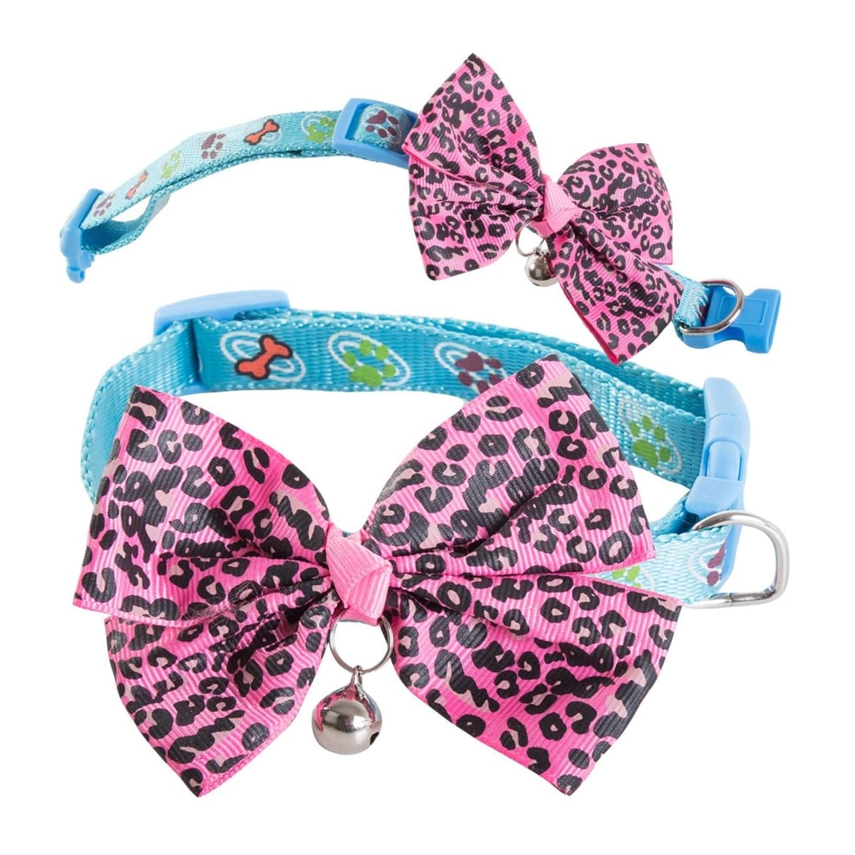 Hundhalsband med bjällra, justerbart 26-37 cm