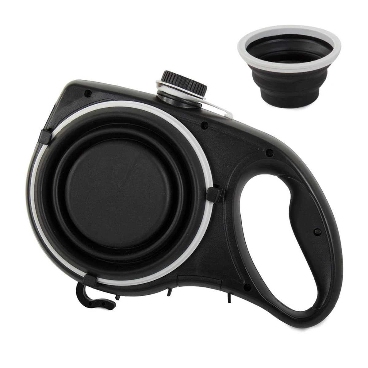 Hundkoppel med vattenbehållare, 135 cm