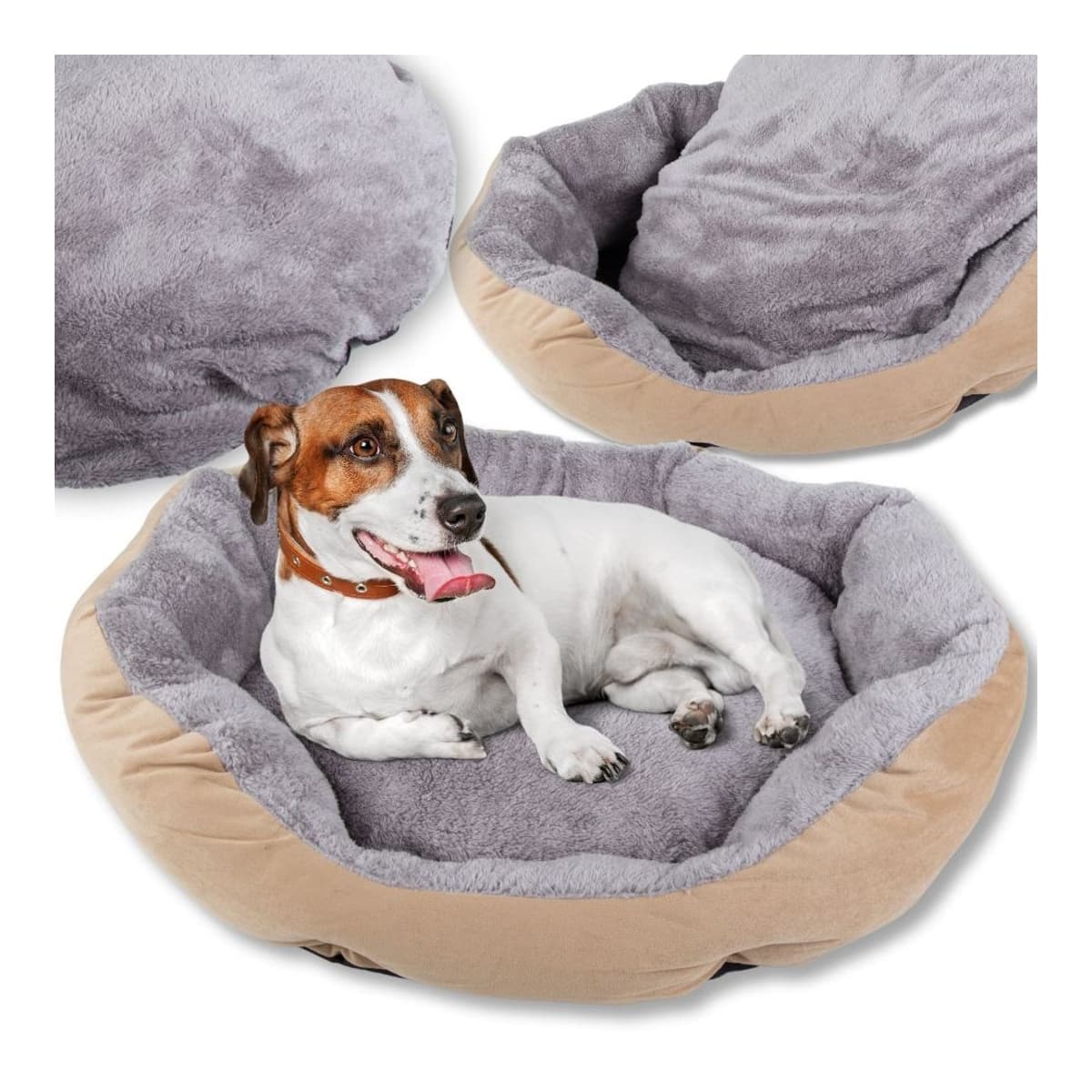 Hundsäng med kudde, 60 cm, avtagbar
