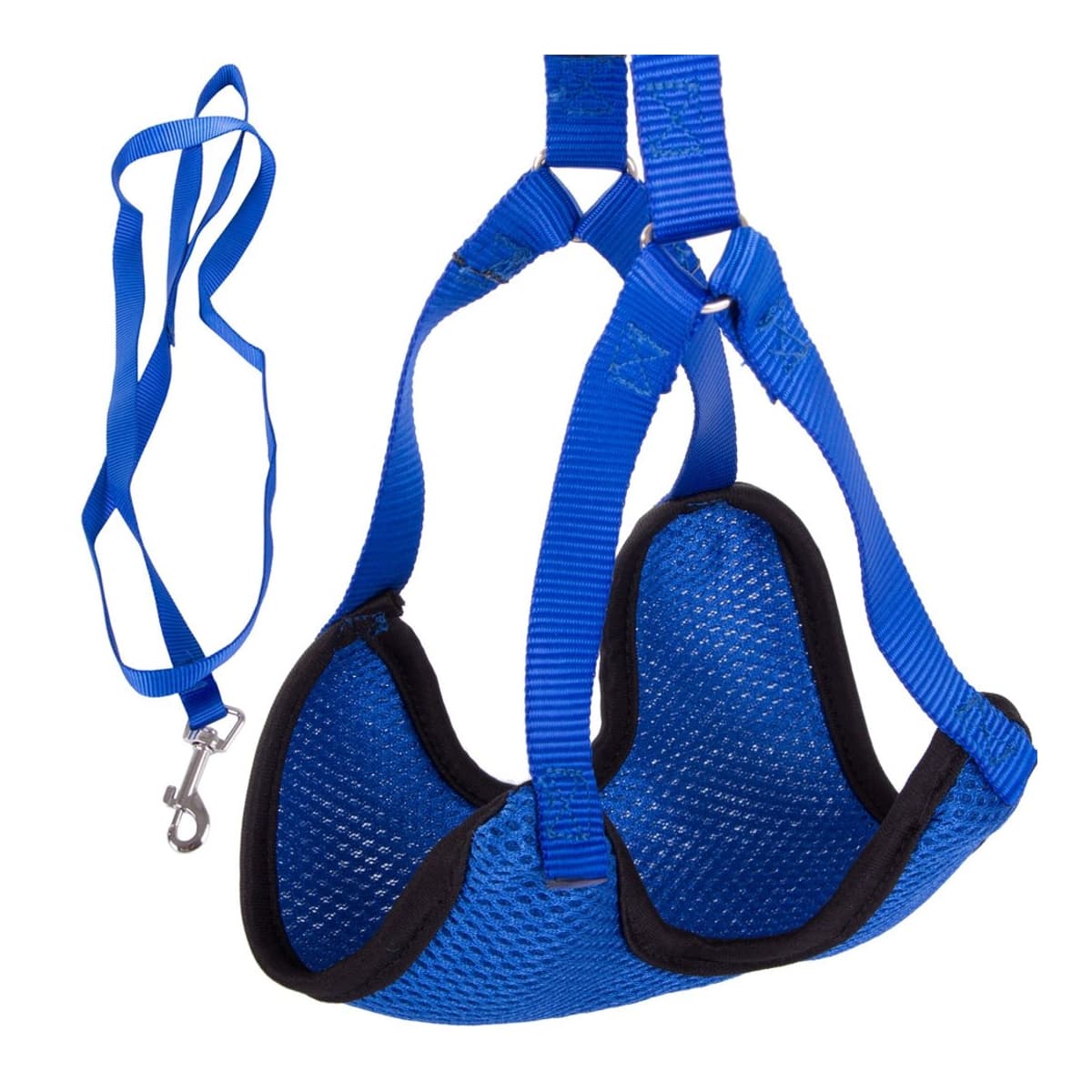 Hundsele med koppel, justerbar, 120 cm