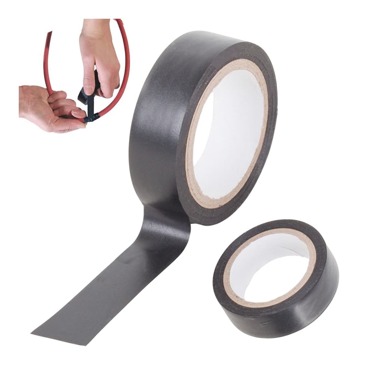 Isolerband PVC, svart, 17 mm x 9 m