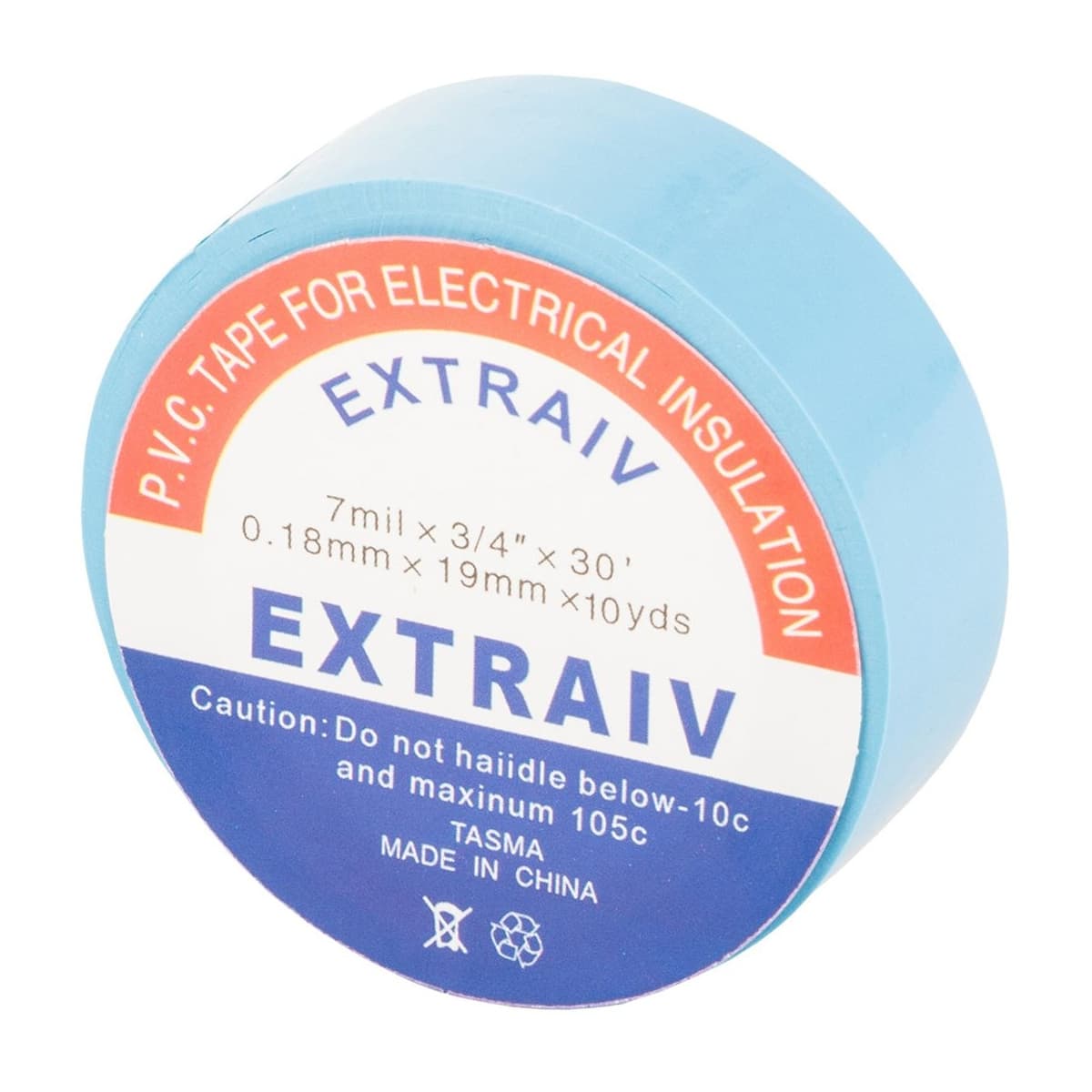 Isoleringstejp PVC, vattentät, 19 mm x 9 m