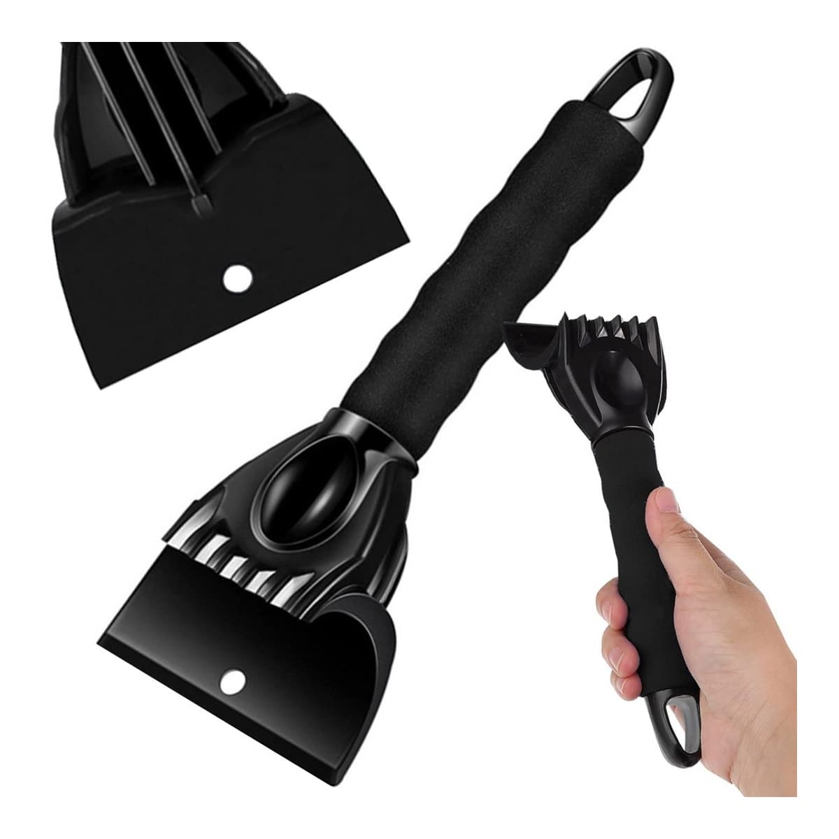 Isskrapa med dubbel funktion, plast