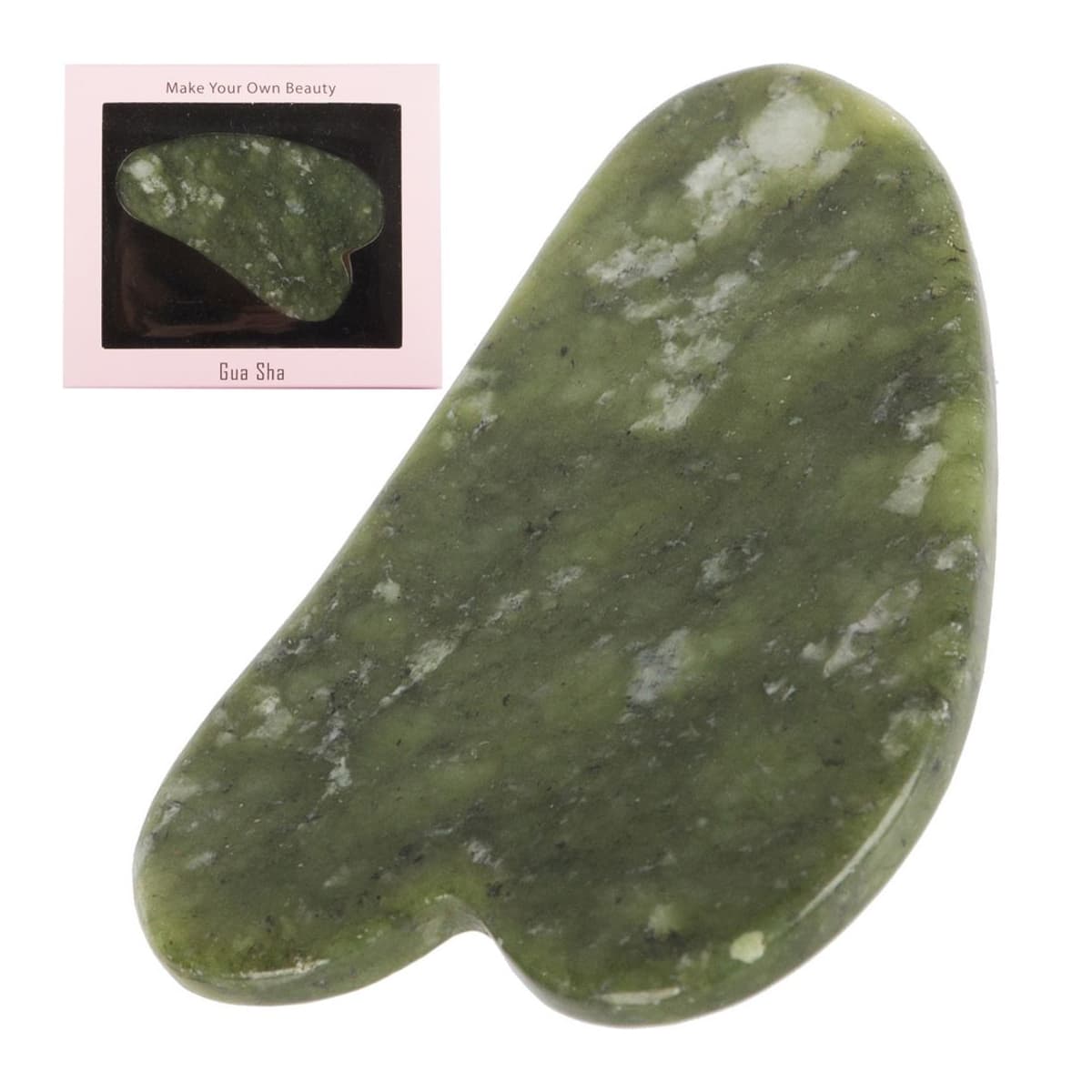 Jade-massageplatta för ansikte och kropp, 7 cm