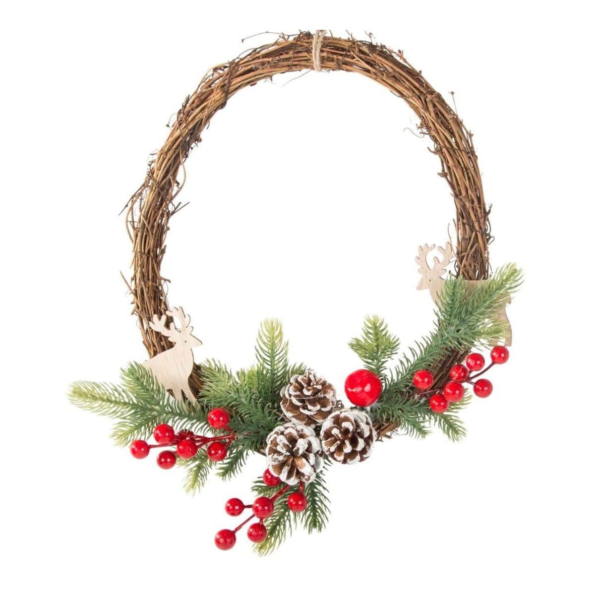 Julgirlang med kottar, 30 x 25 cm