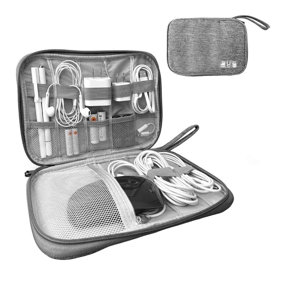 Kabelorganisatör för resa, 24 x 17 cm