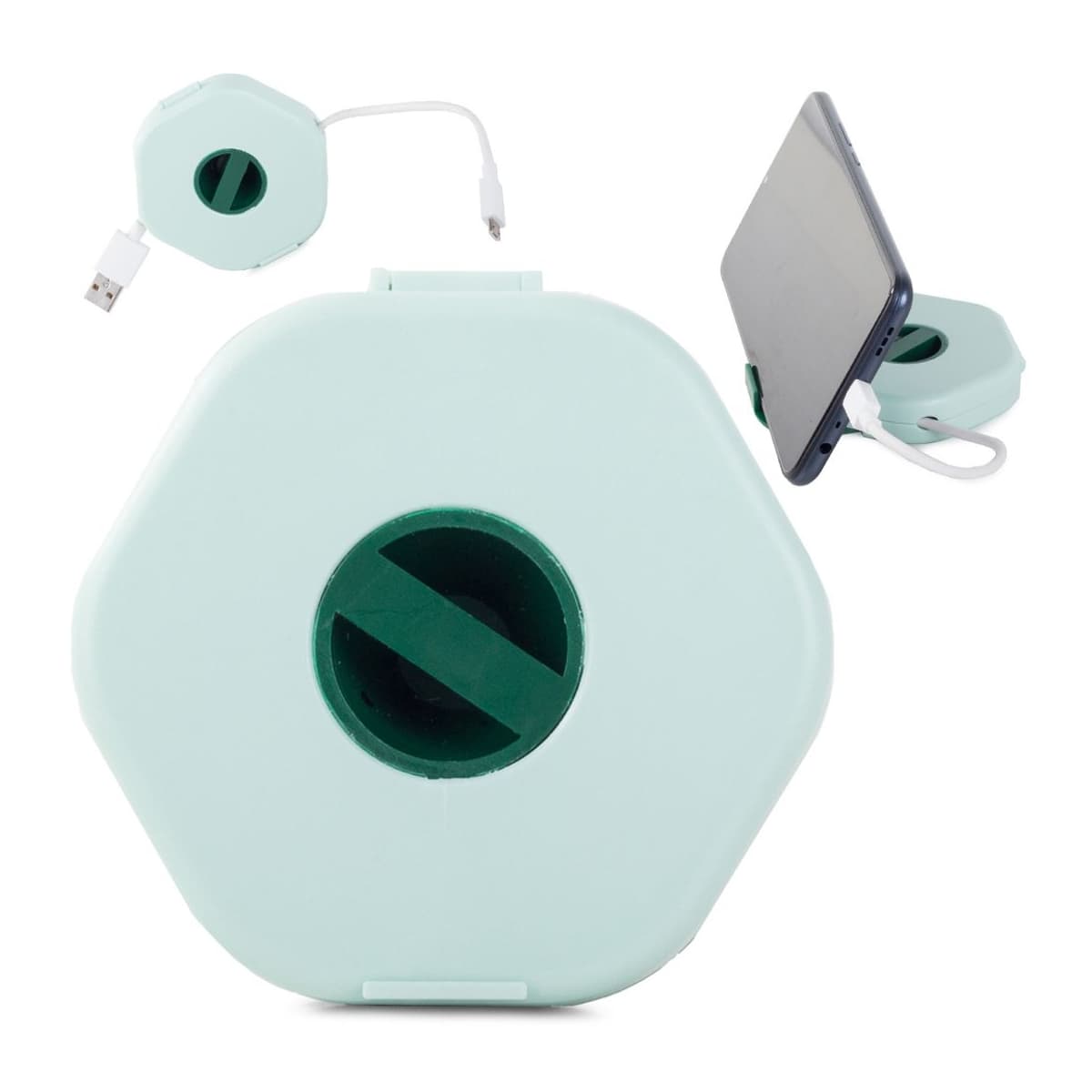 Kabelorganiserare roterande, 7 cm, telefonställ