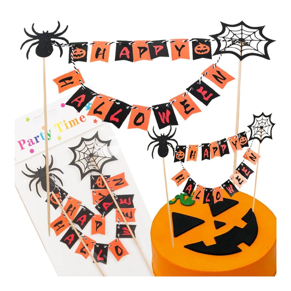 Kaktoppers Halloween, papper, 22 cm