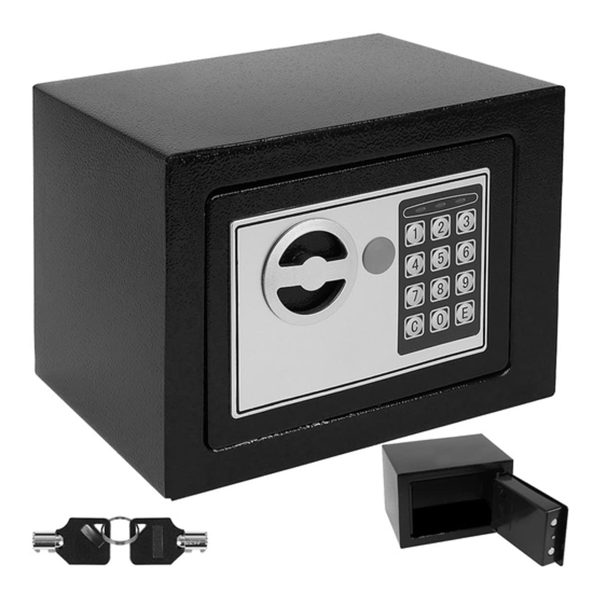 Kassaskåp elektroniskt, 23x17.5x17 cm