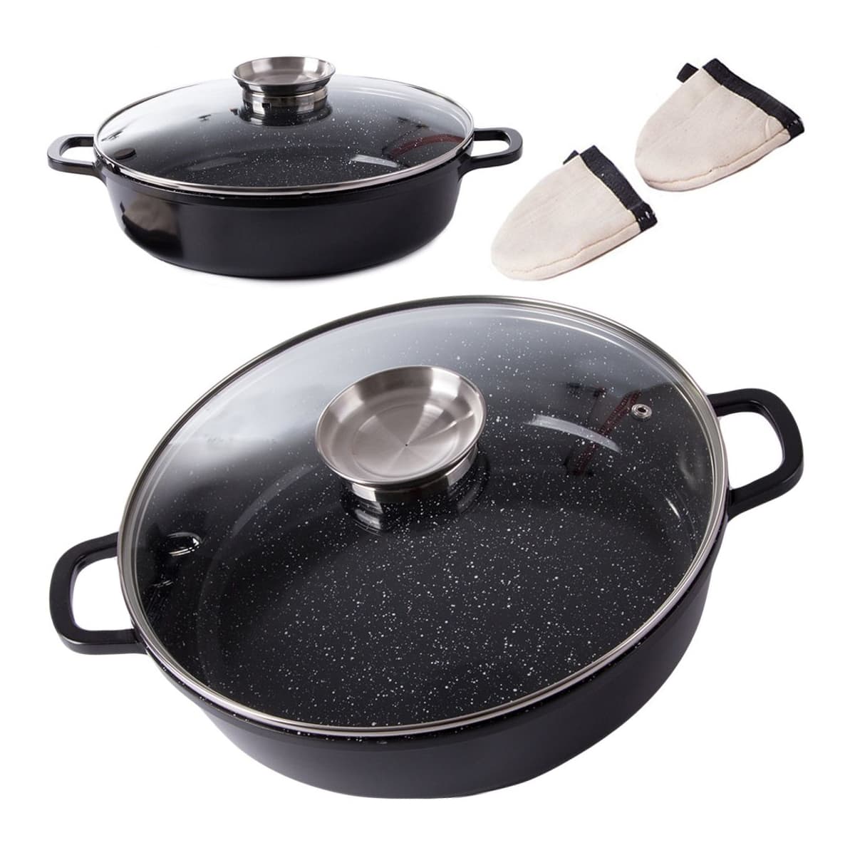 Kastrull med aromatisatör, 5,7 l, induktion