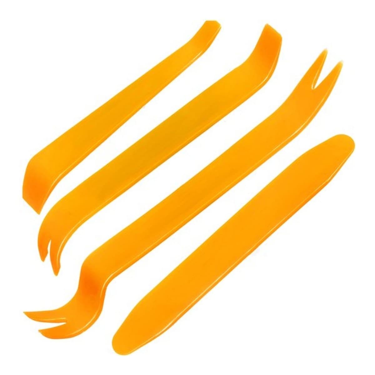 Klädselverktyg för bil, 4 delar, plast