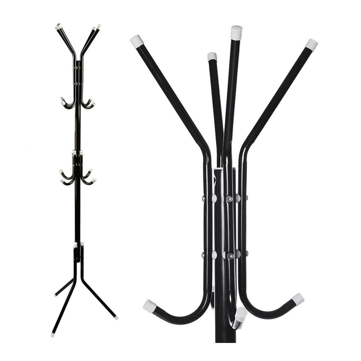 Klädhängare, stående, 12 armar, 174 cm