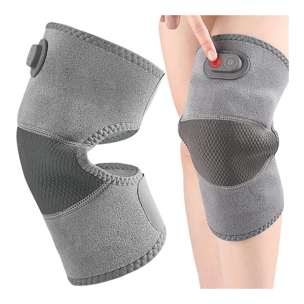 Knäskydd med värme och massage, 3 lägen
