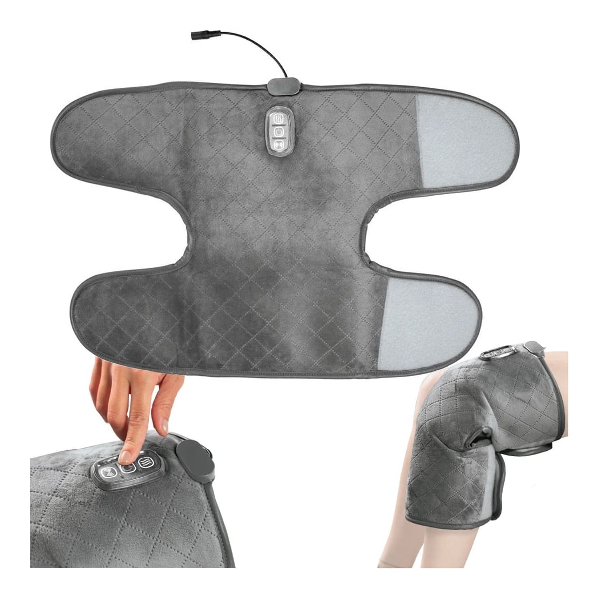 Knästöd med vibrationsmassage och värme, 5 lägen