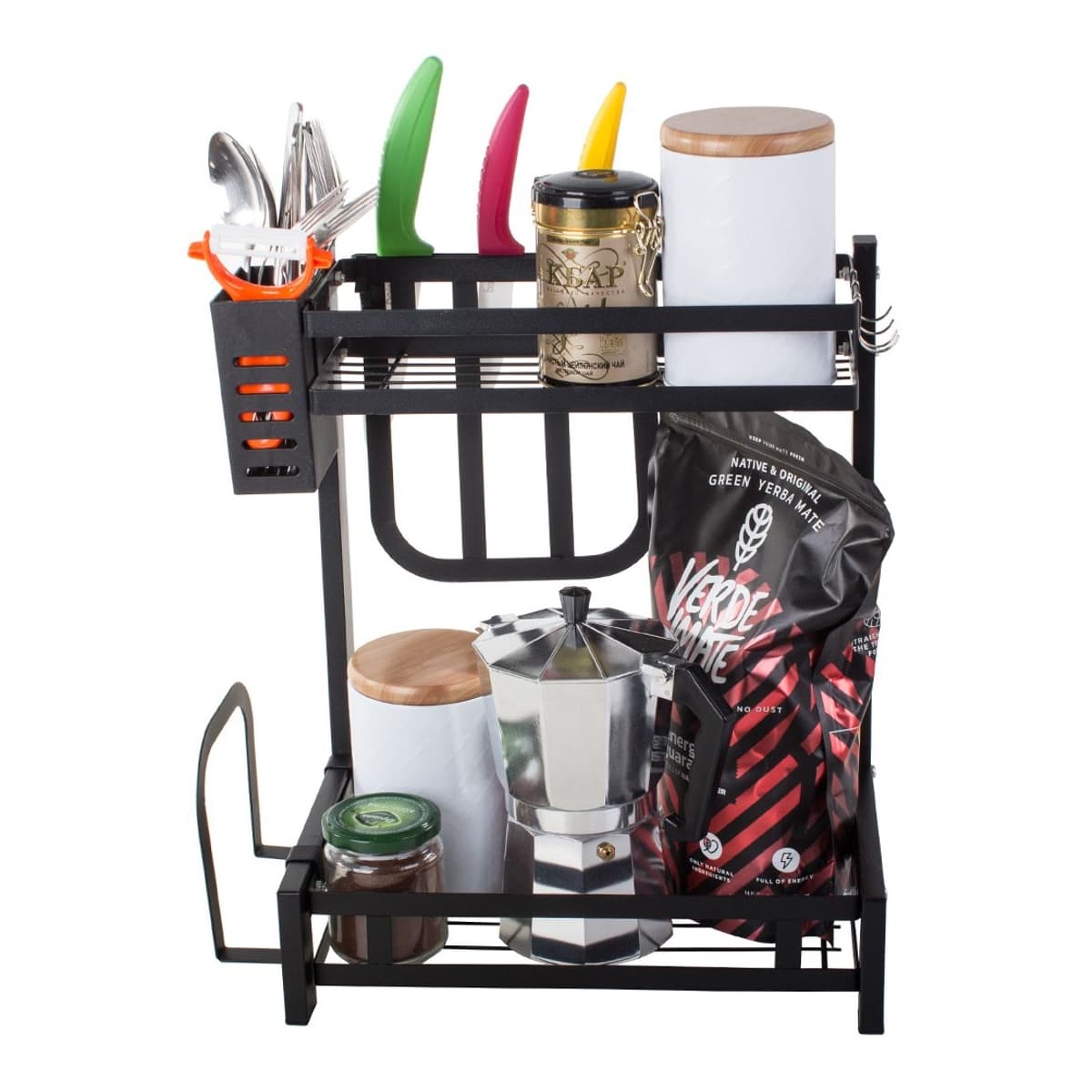 Kökshylla, 2-våningar, 35×22,5×40 cm