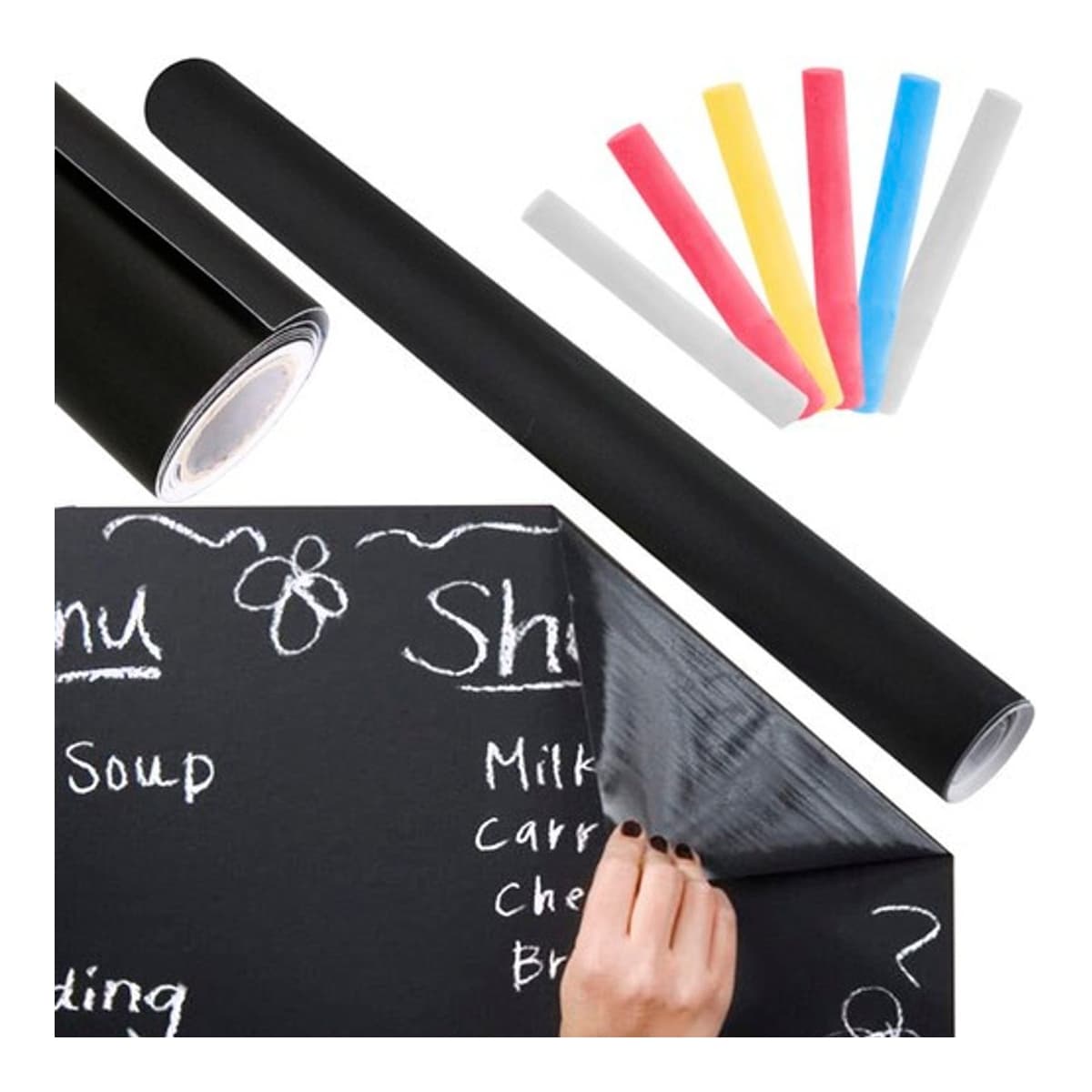 Krita-folie, självhäftande, 45x200 cm