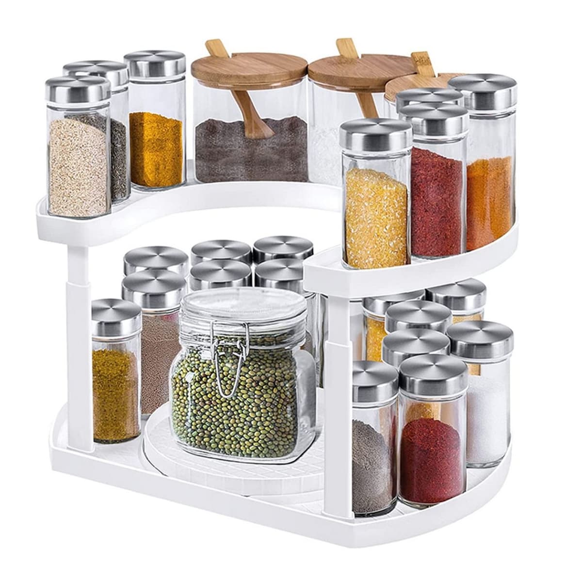 Kryddhylla, roterbar, 2 nivåer, 32,5 cm