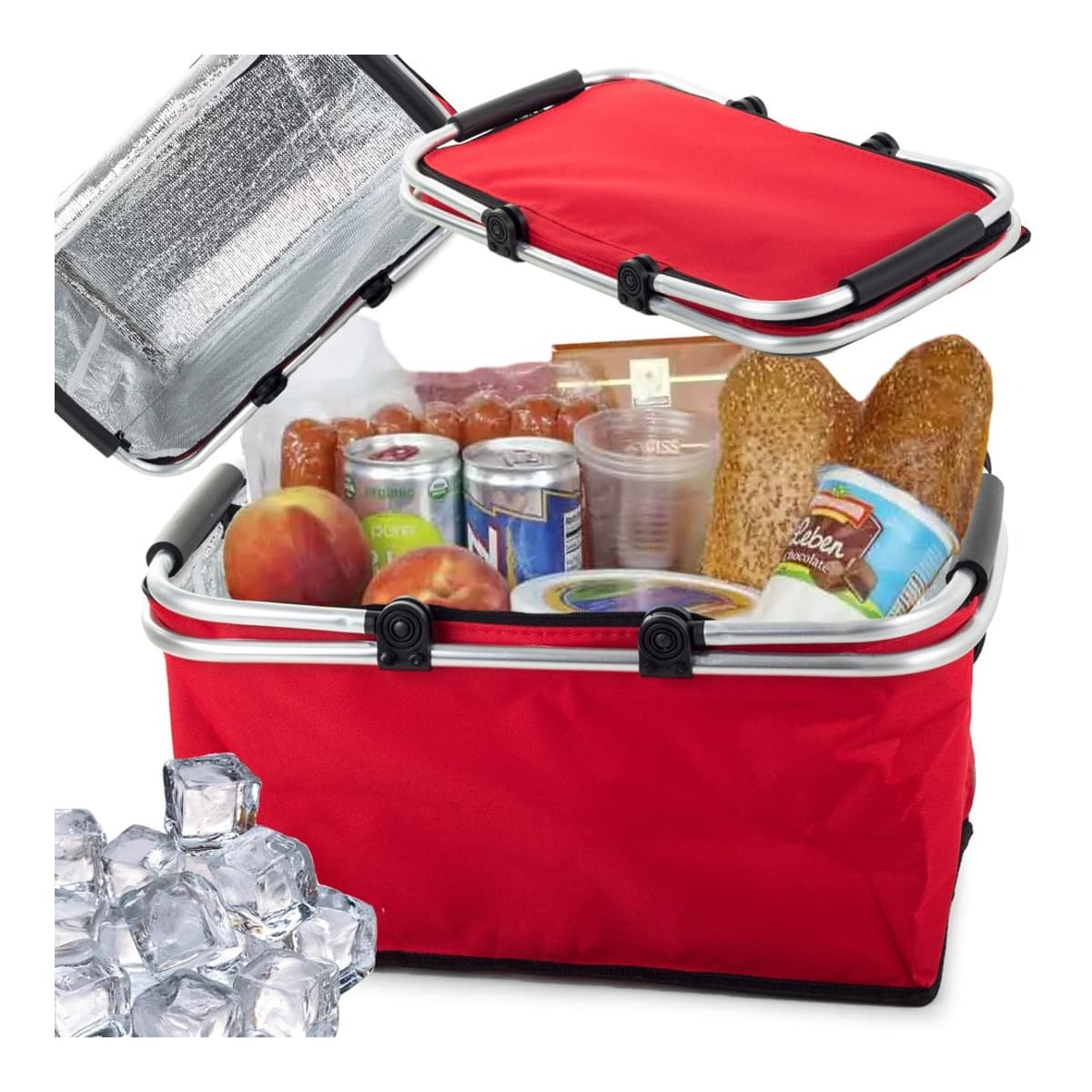 Kylkorg, hopfällbar, 48 x 28 x 22 cm