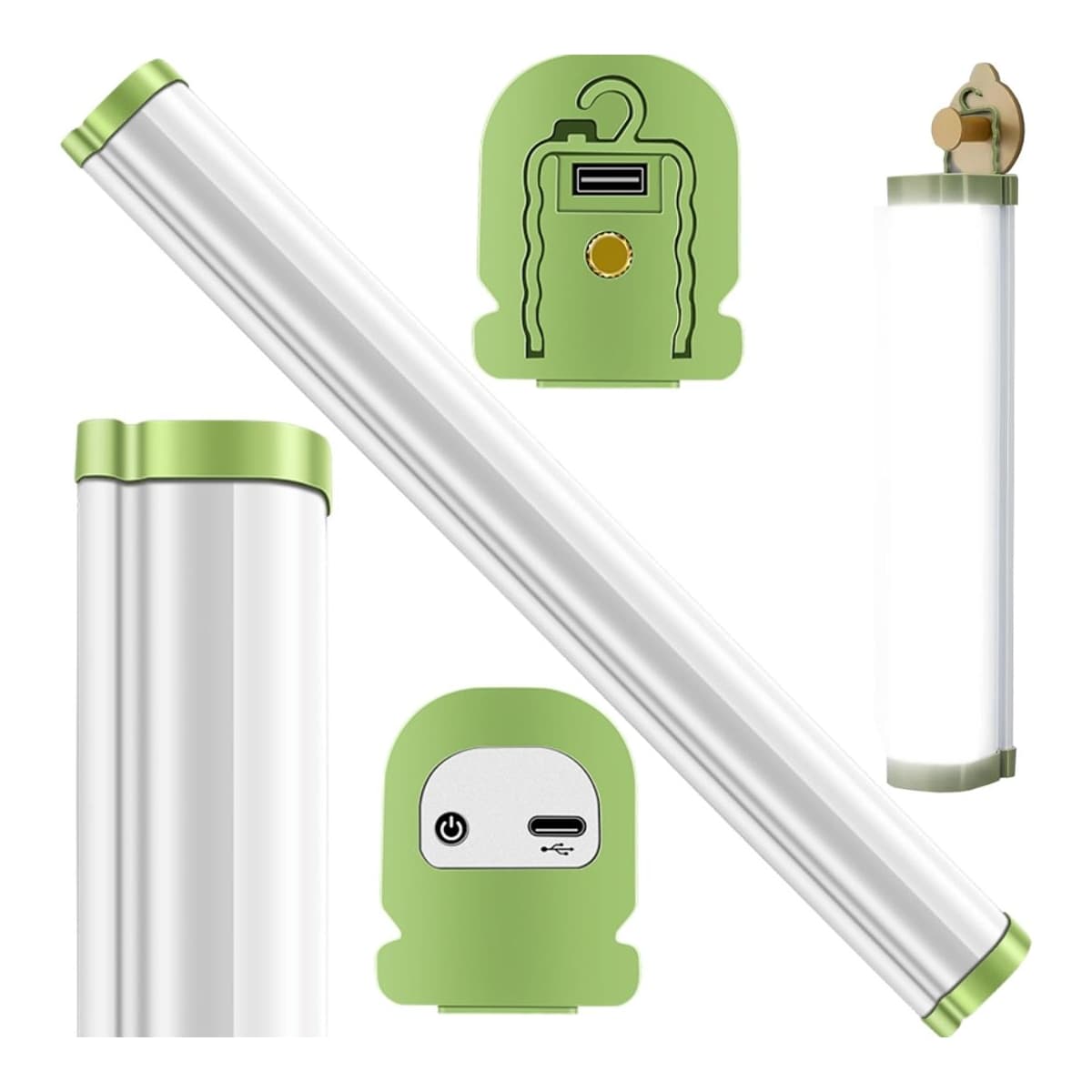 LED-arbetslampa med magnet, 50 cm, USB-C