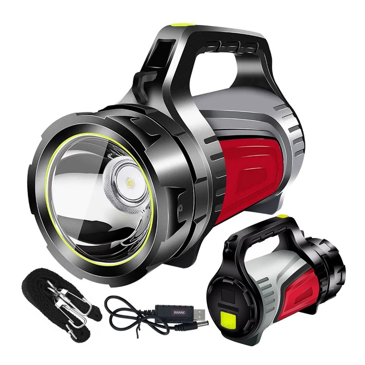 LED-ficklampa med powerbank, 4500 mAh