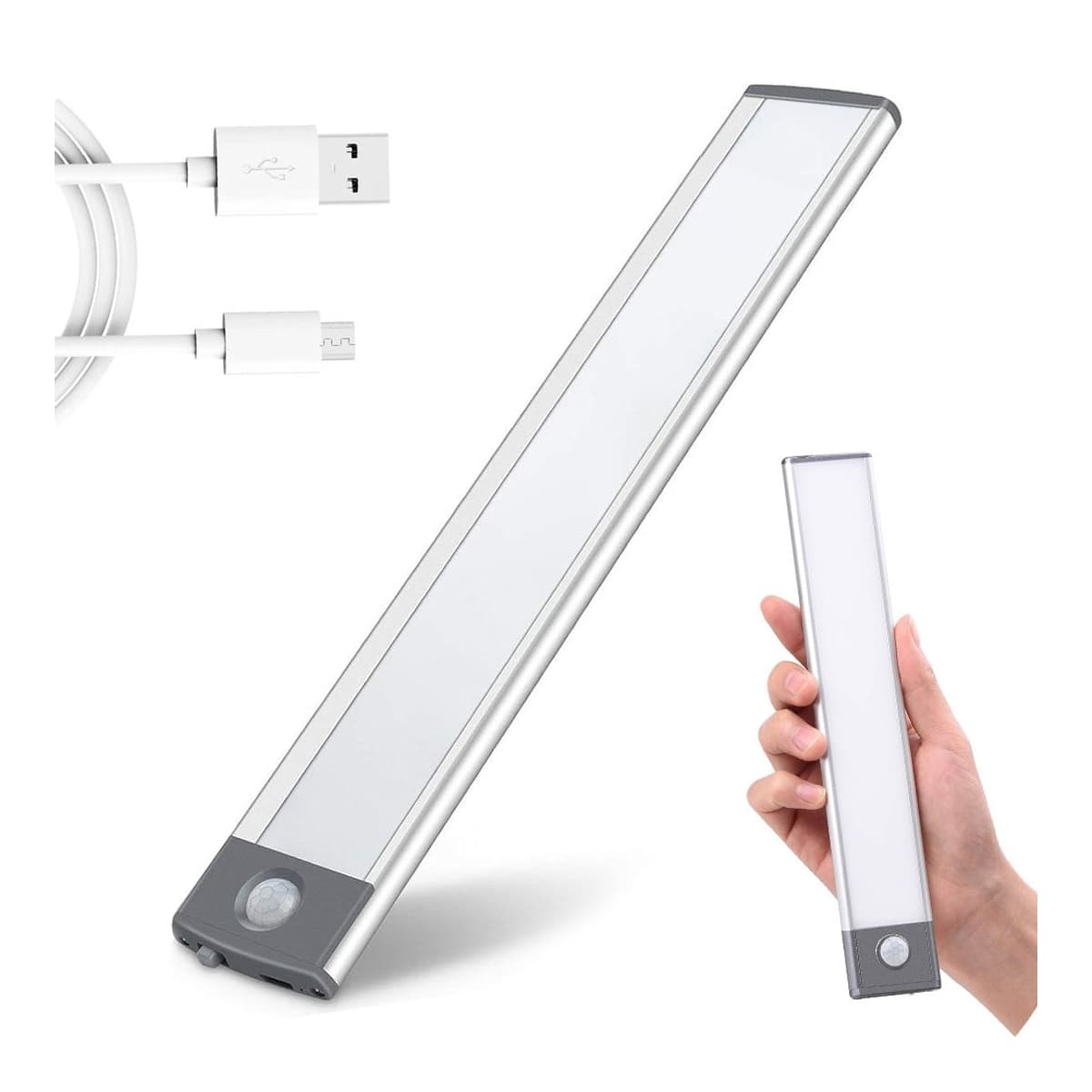 LED-lampa med rörelsesensor, 23 cm