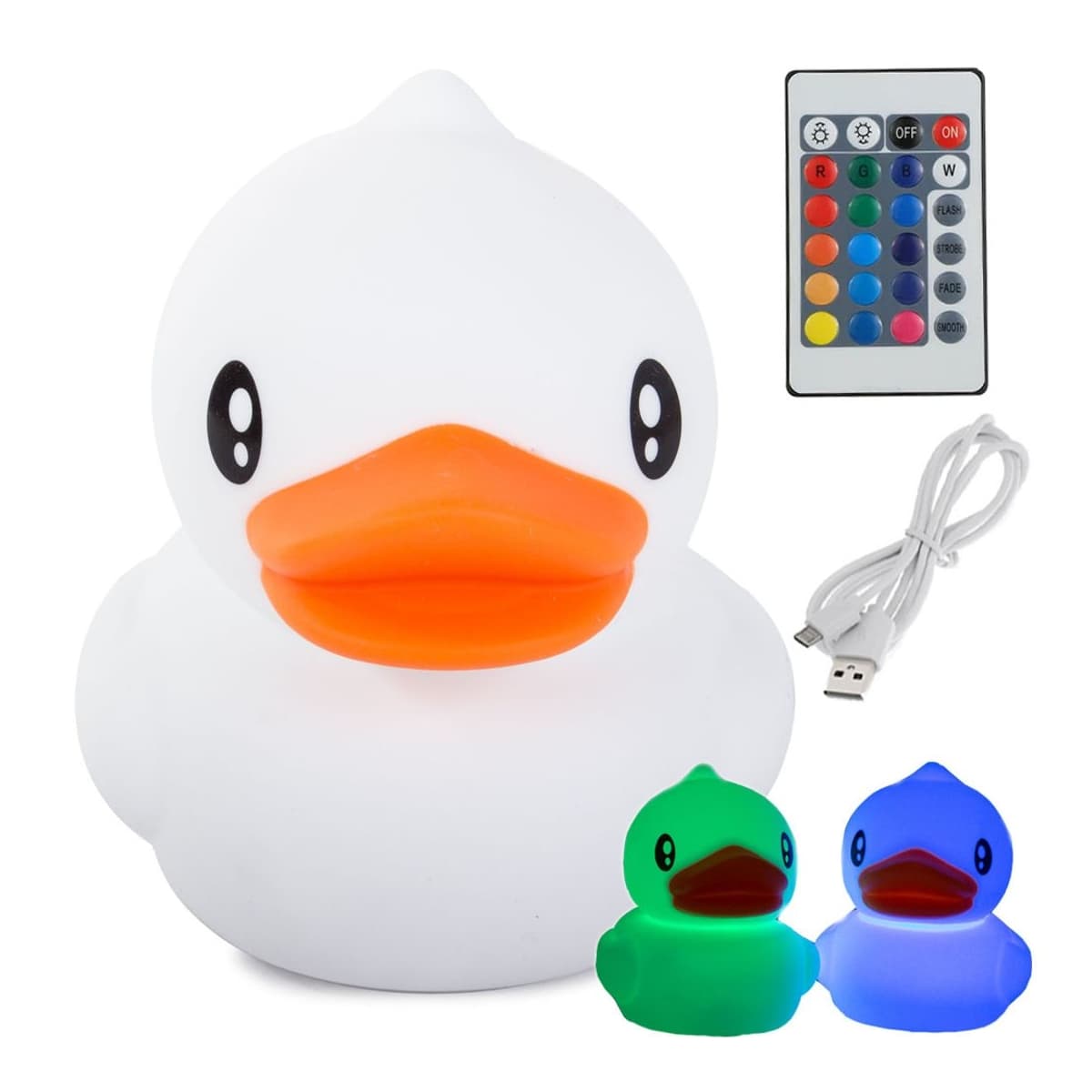 LED-nattlampa and, silikon, 13,5 cm