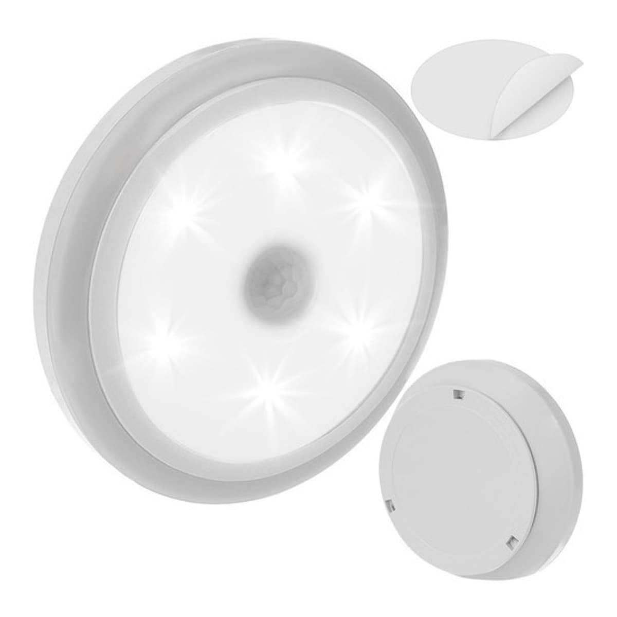 LED-nattlampa med rörelsesensor, 6 dioder