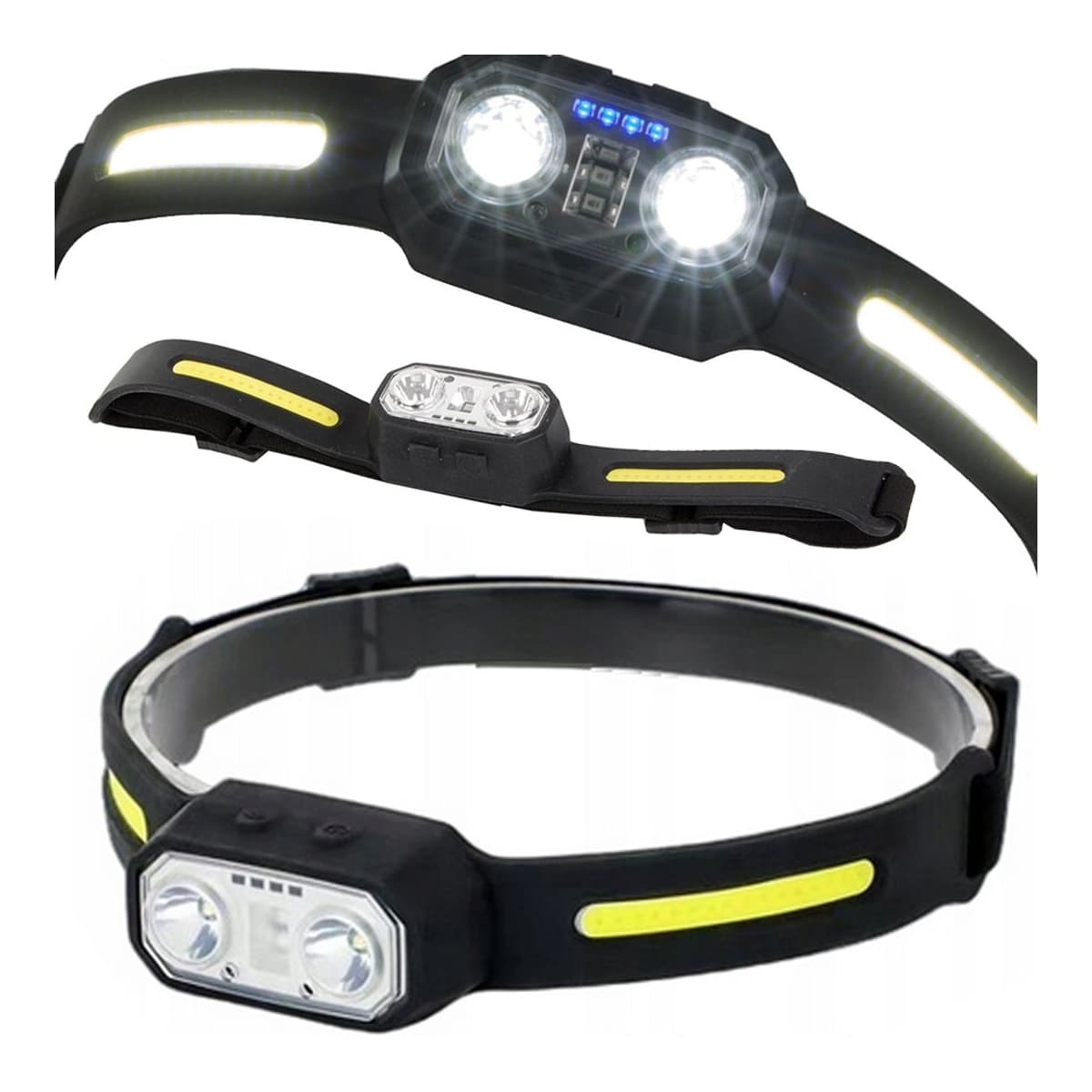 LED-pannlampa med sensor, USB-C