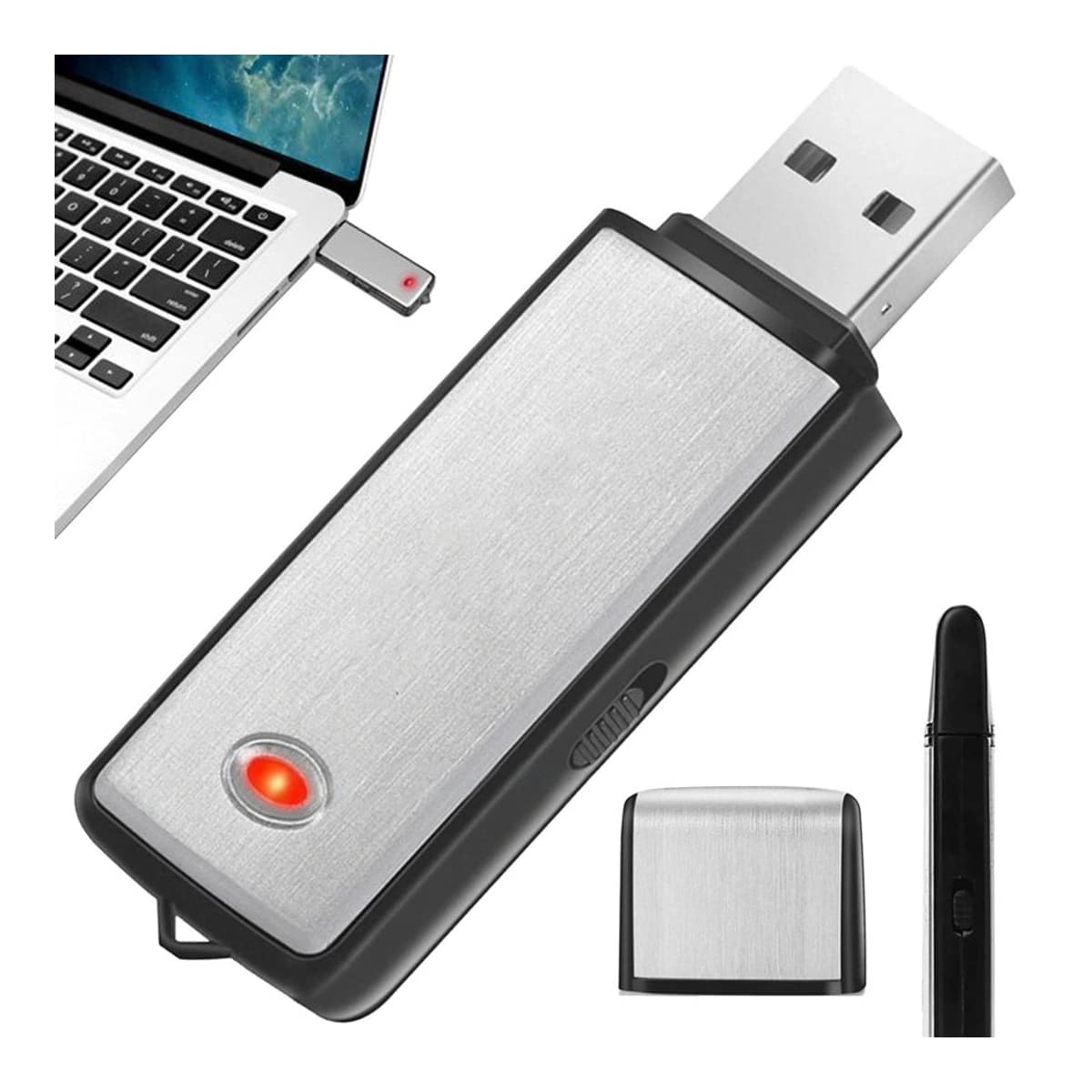 Ljudinspelare som USB-minne, 8 GB