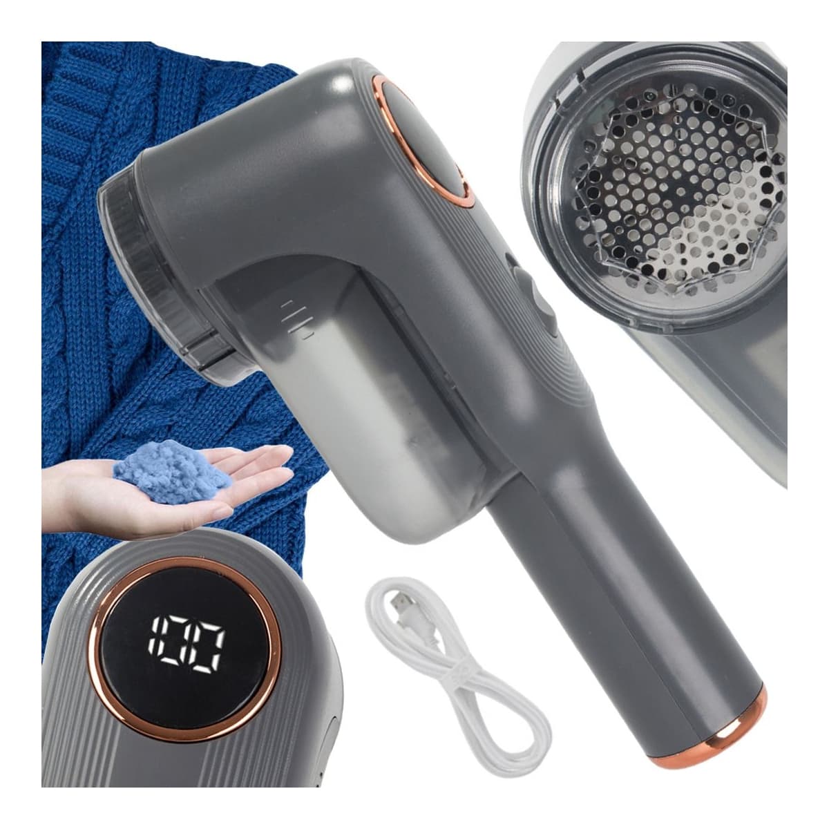 Luddrakare med LCD-display, 7W motor