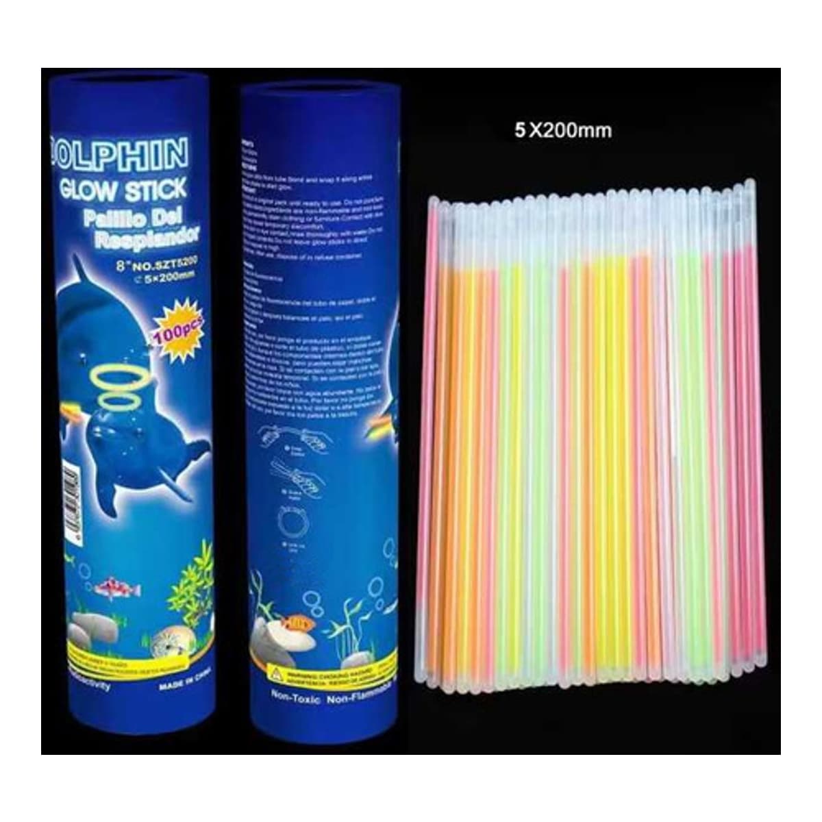 Lysstavar, självlysande, 100 st