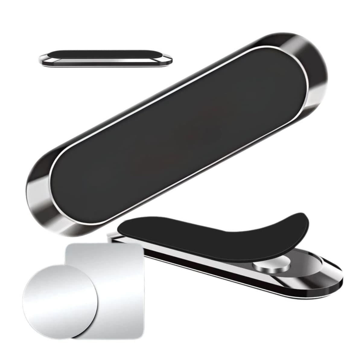 Magnetisk bilhållare för mobil, självhäftande