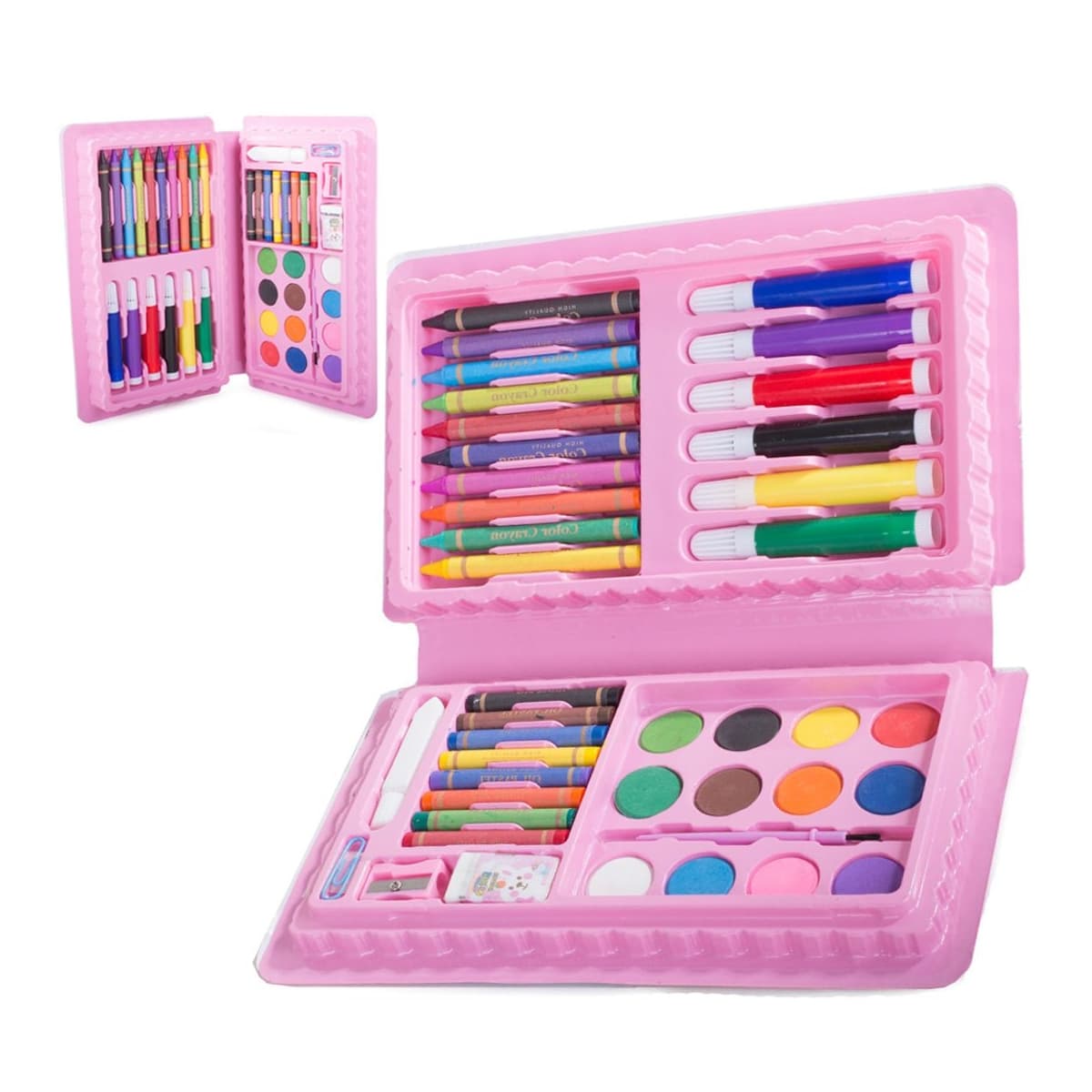 Målarset i låda, 42 delar