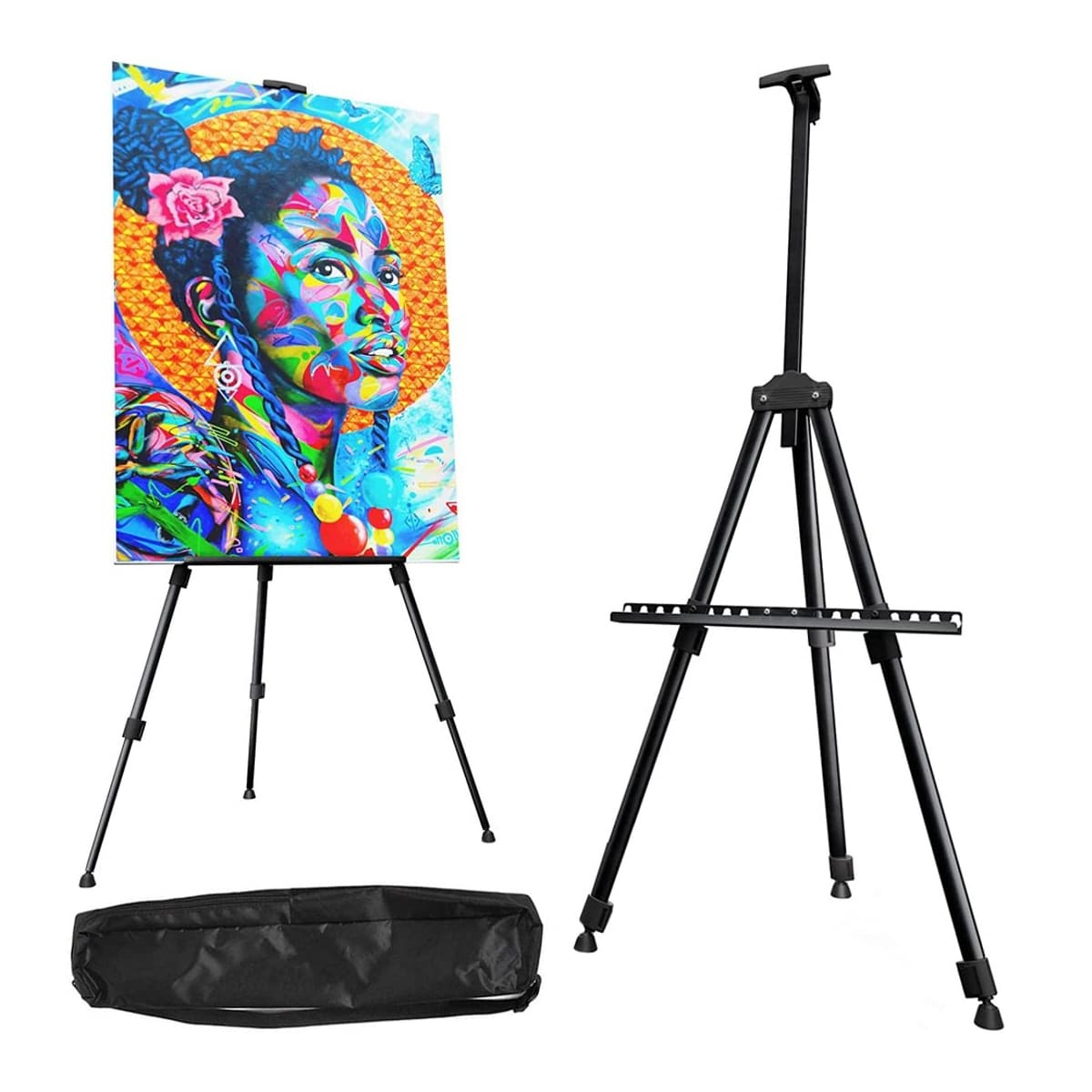 Målerstaffli, aluminium, 160 cm med fodral