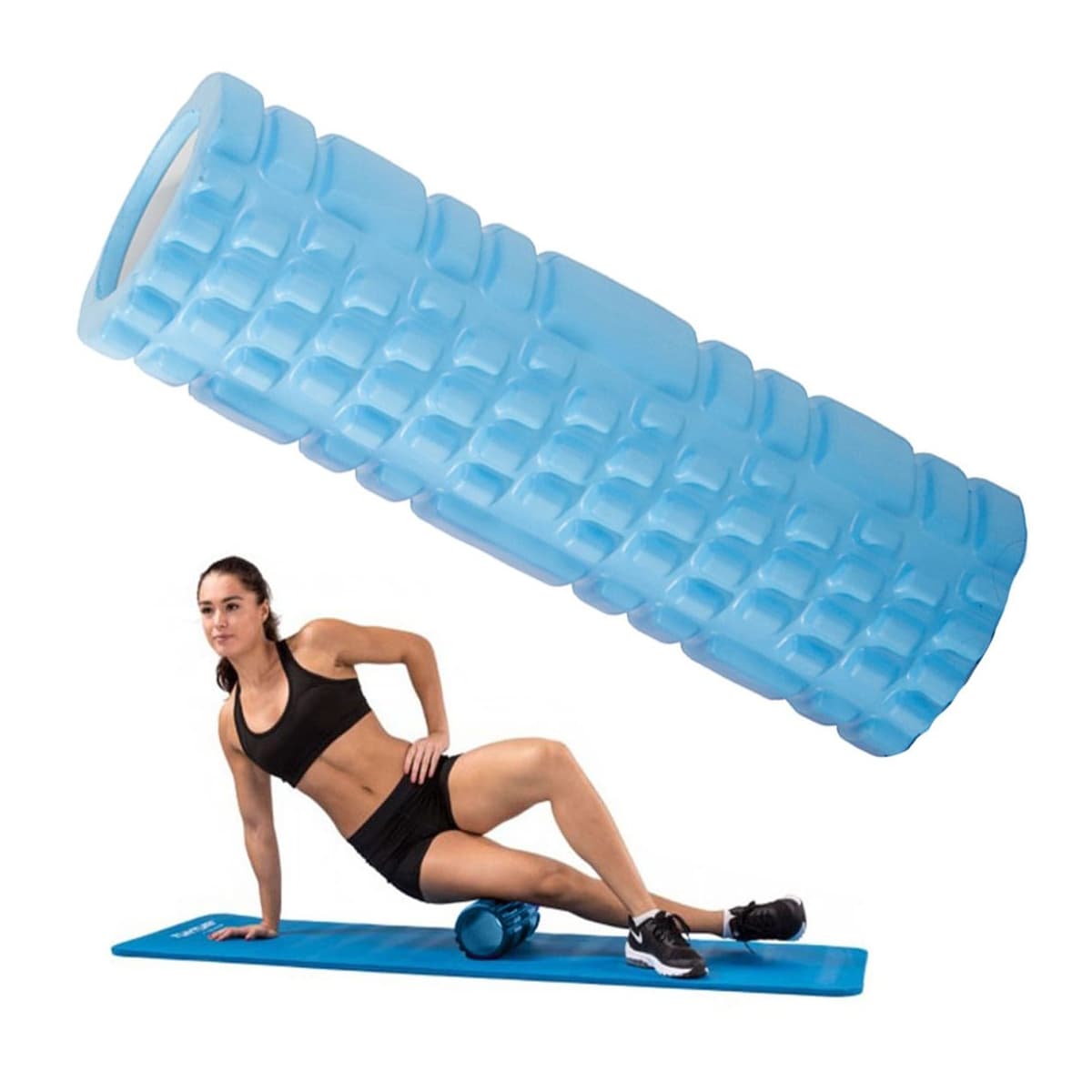 Massagerulle EVA-skum, 30 cm, mediumhård