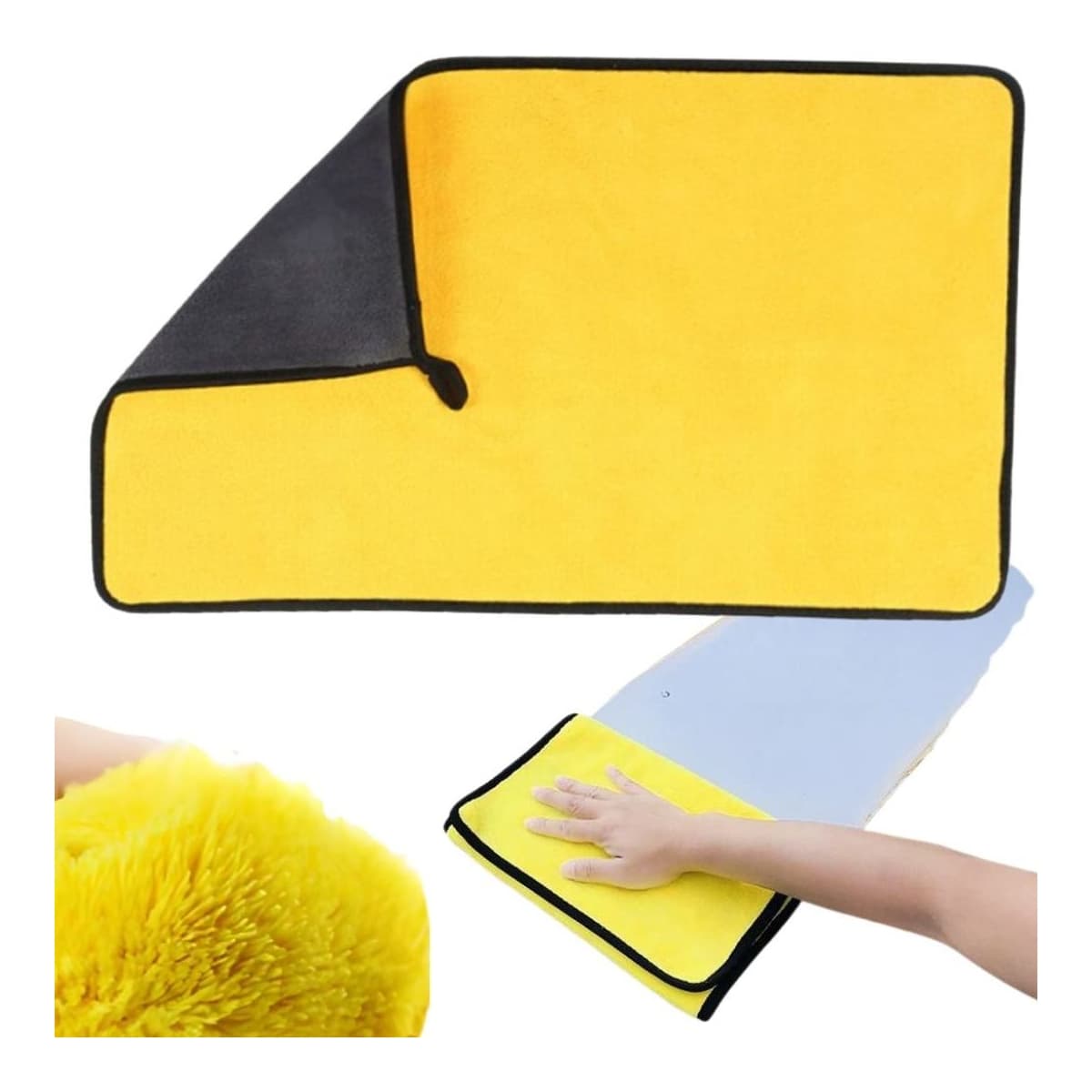 Mikrofiberduk för glas och bil, 60x90 cm