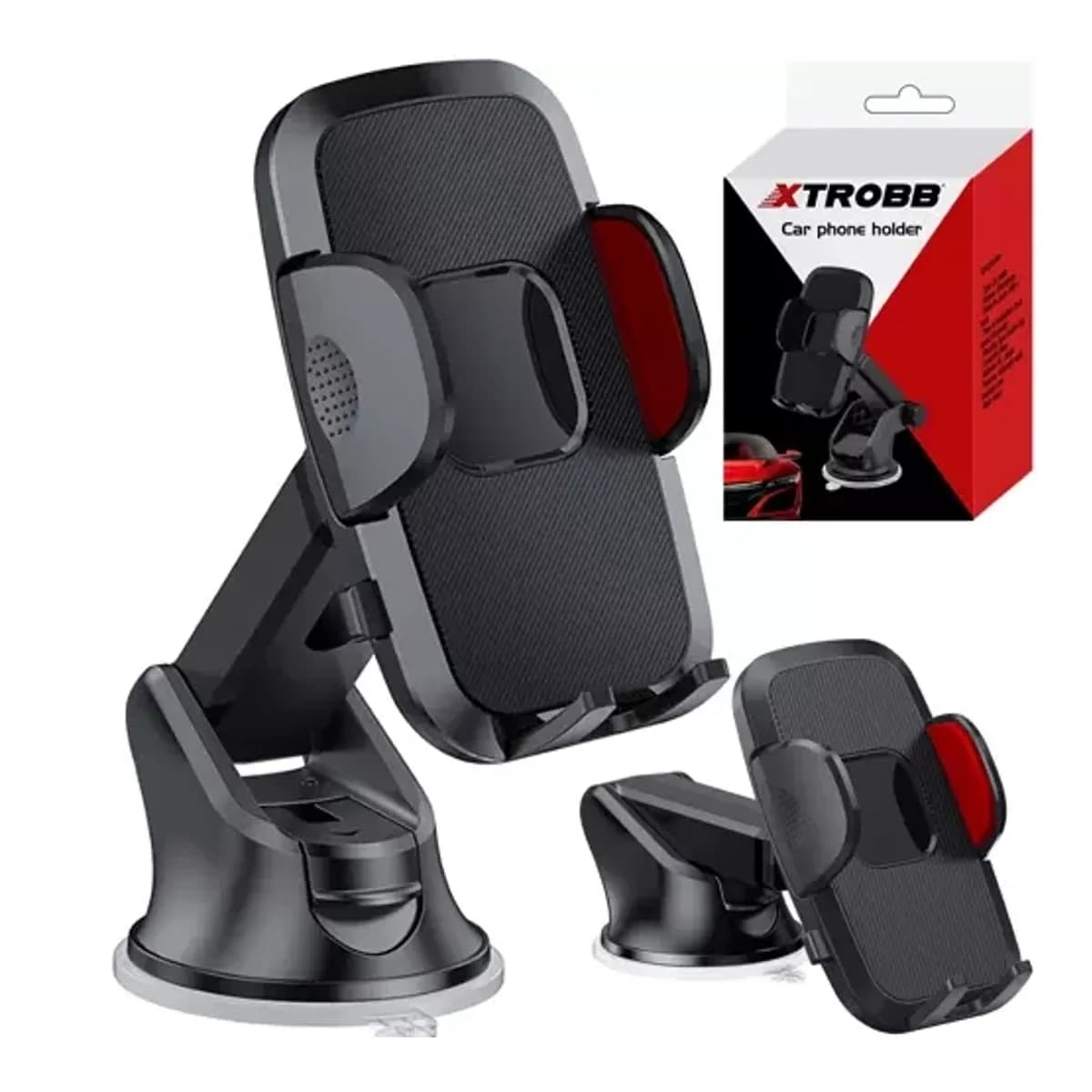 Mobilhållare bil 360° roterbar teleskoparm