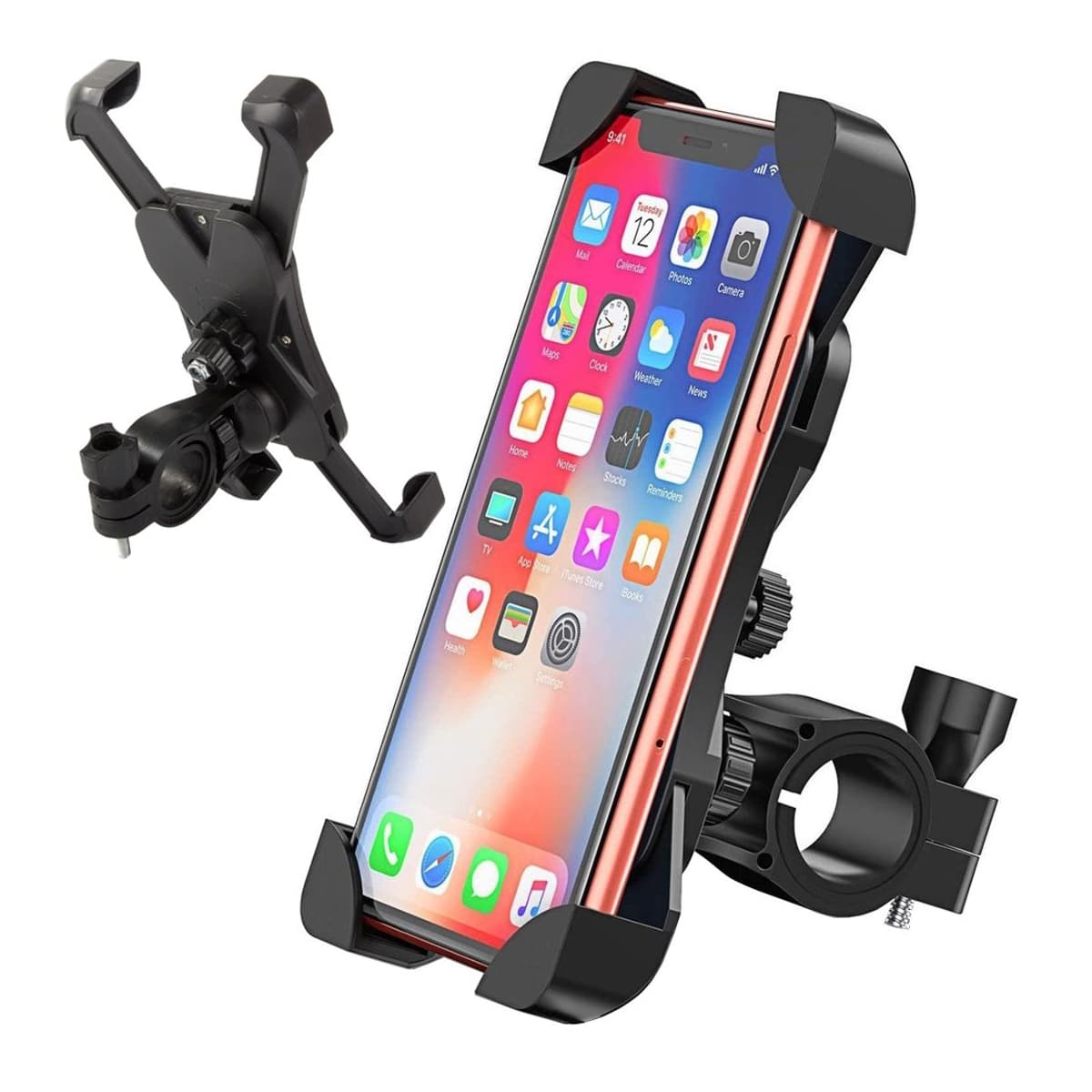 Mobilhållare för cykelstyre, 360° roterbar