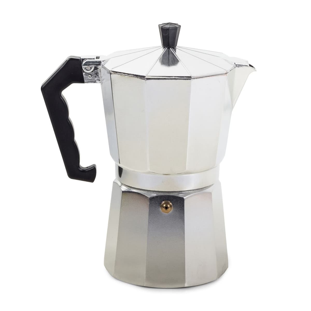 Mokabryggare aluminium, 450 ml, 9 koppar