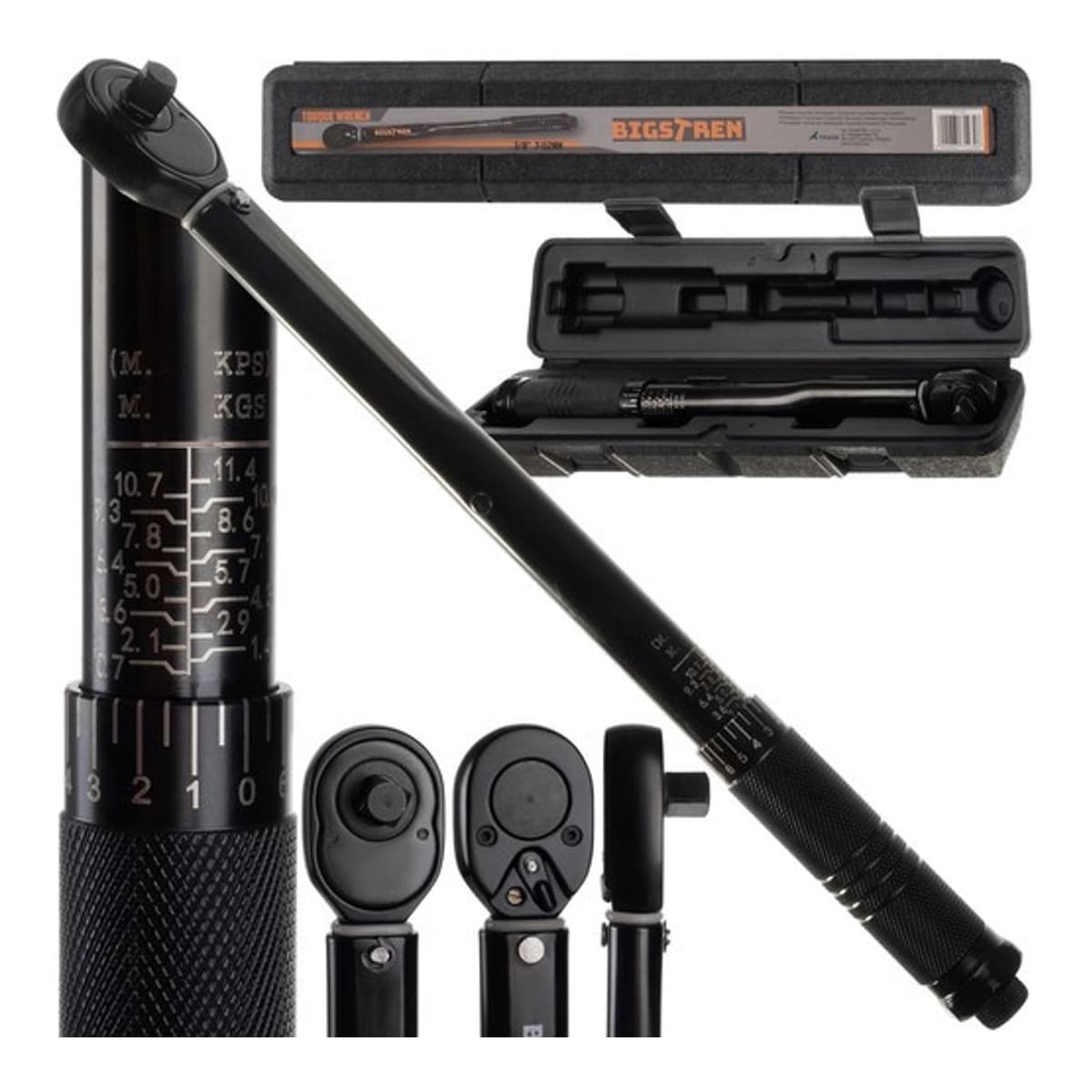 Momentnyckel 3/8 tum, 7-112 Nm med spärr