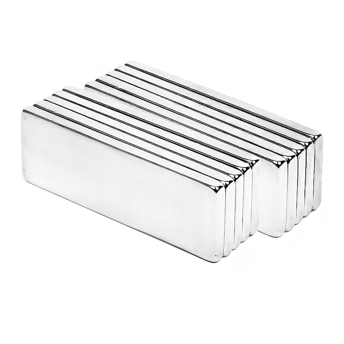 Neodymmagneter, 10 x 5 x 1,5 mm, 10-pack