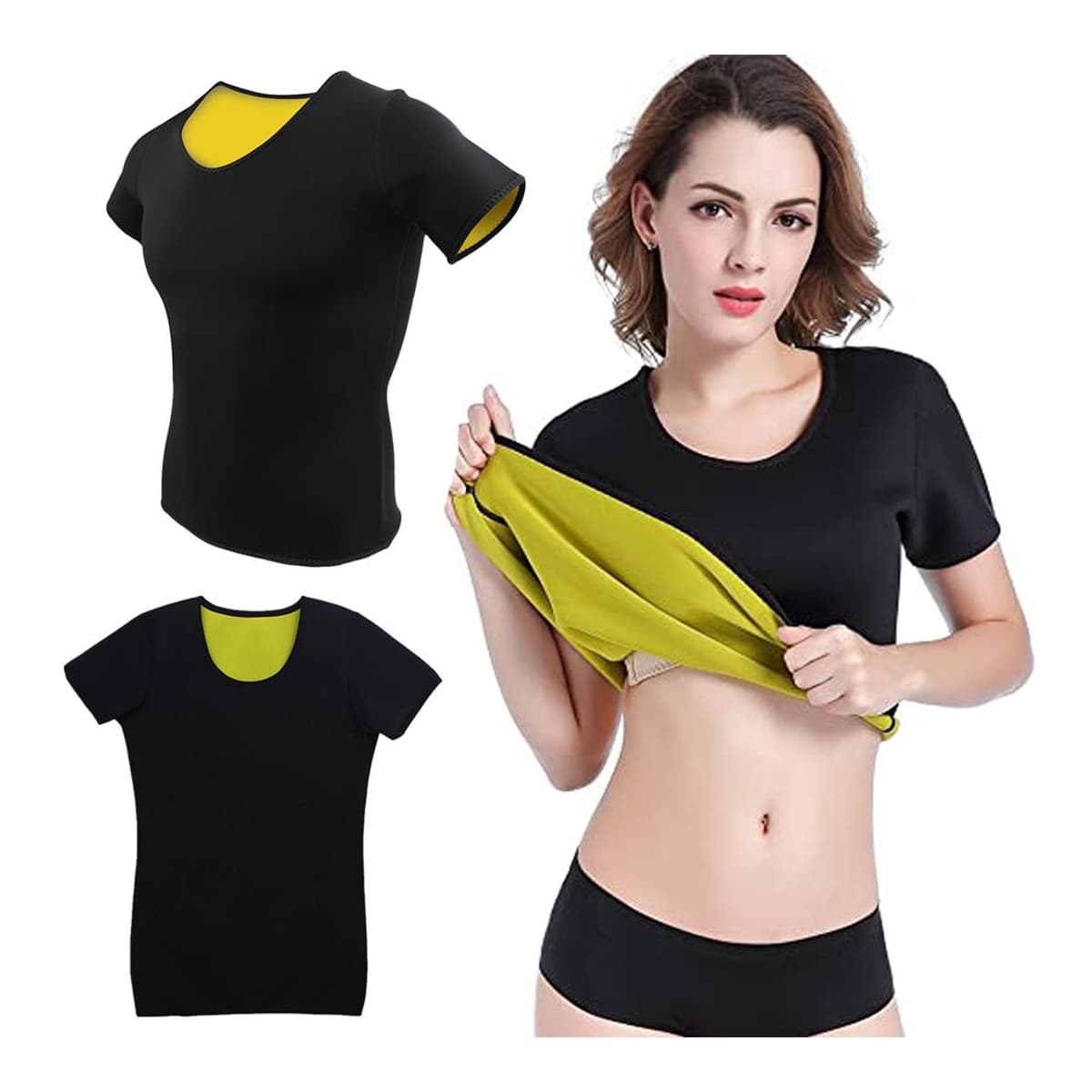 Neopren t-shirt, kort ärm, storlek XL