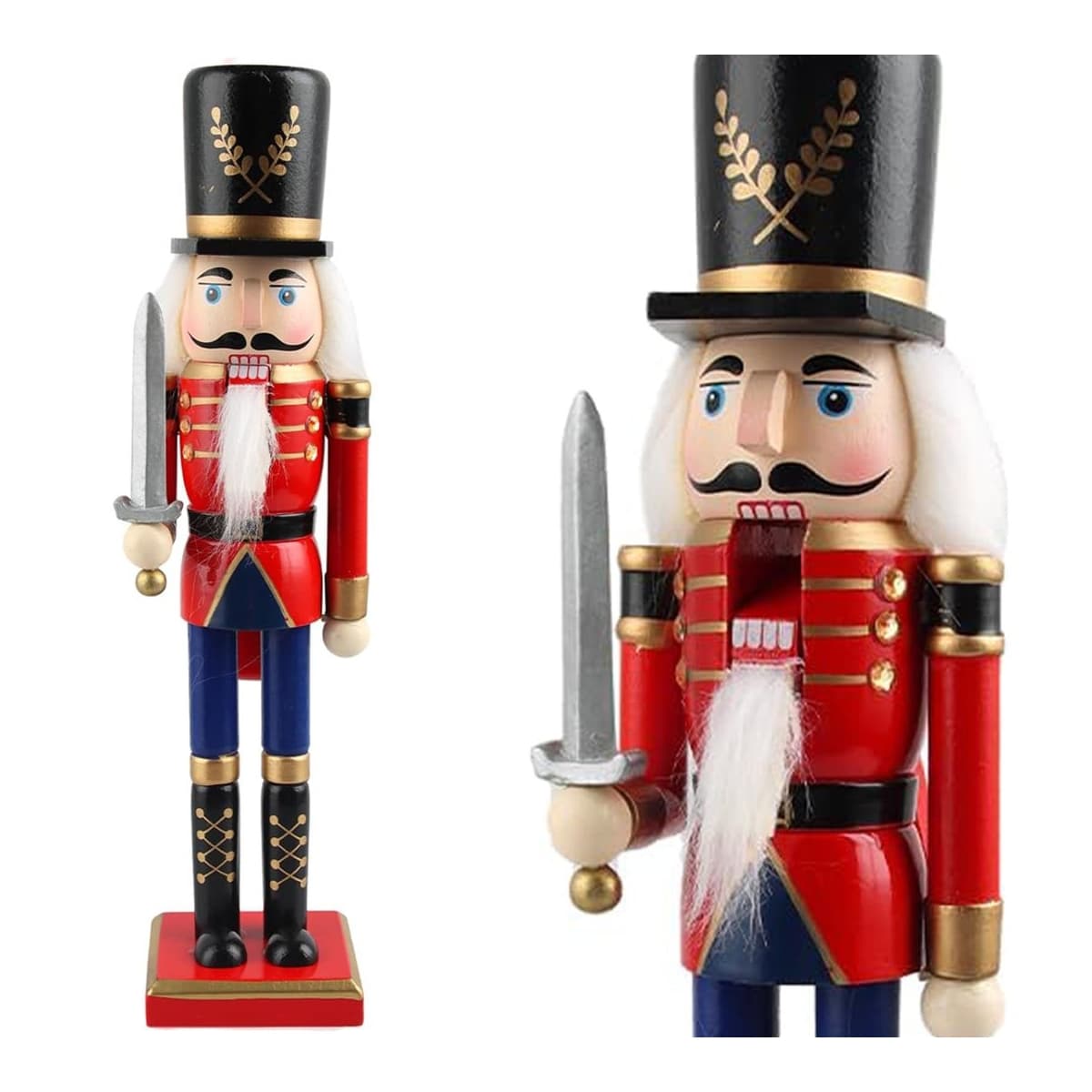 Nötknäppare i trä, soldat, 30,5 cm