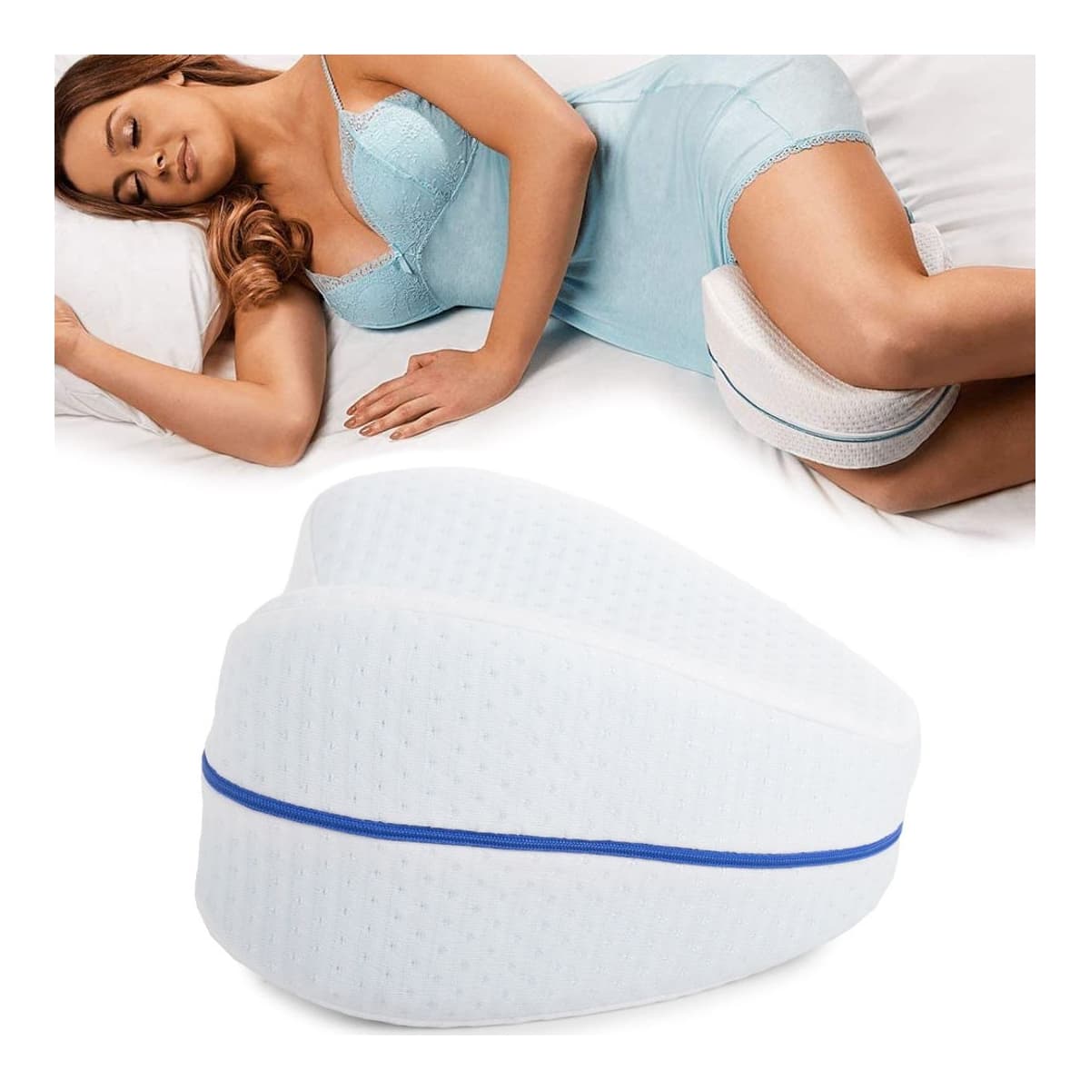 Ortopedisk benkudde mellan knäna, 23x22 cm