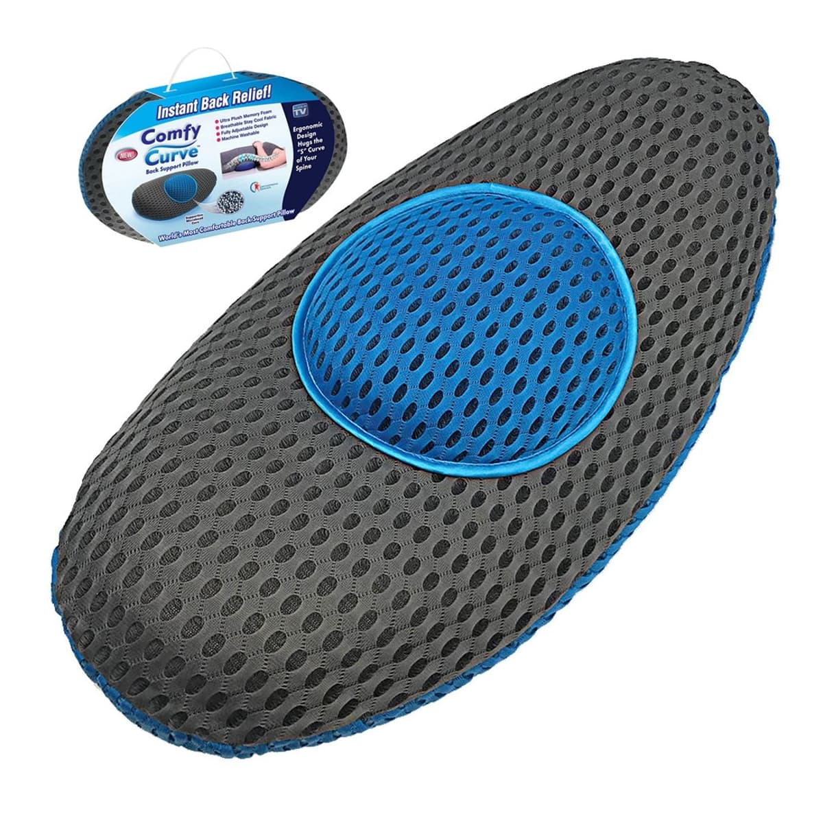 Ortopedisk ländryggskudde, 45 x 25 cm